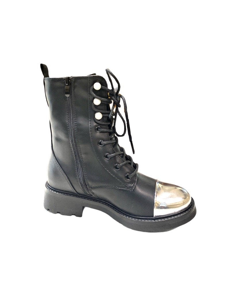 Bottines rock lacet boots LYDIE (x12) 17,50€/paire | Grossiste-pro
