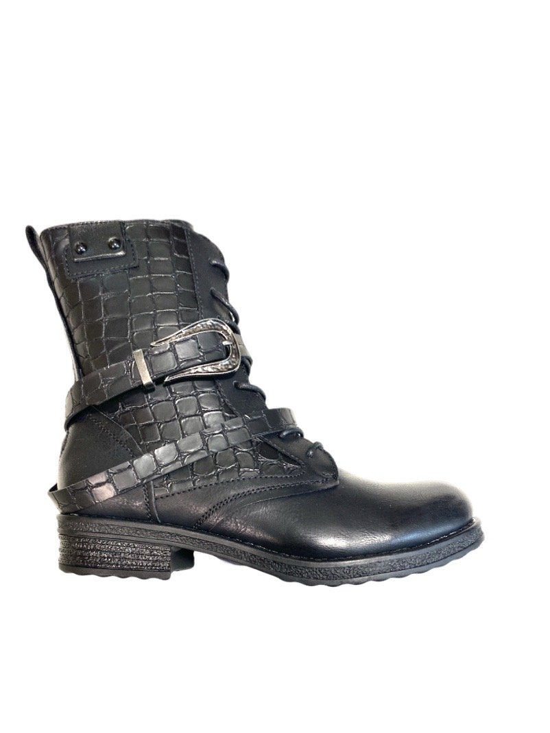 Bottines effet écailles boots CHARLOTTE (x12) 20,00€/paire | Grossiste-pro