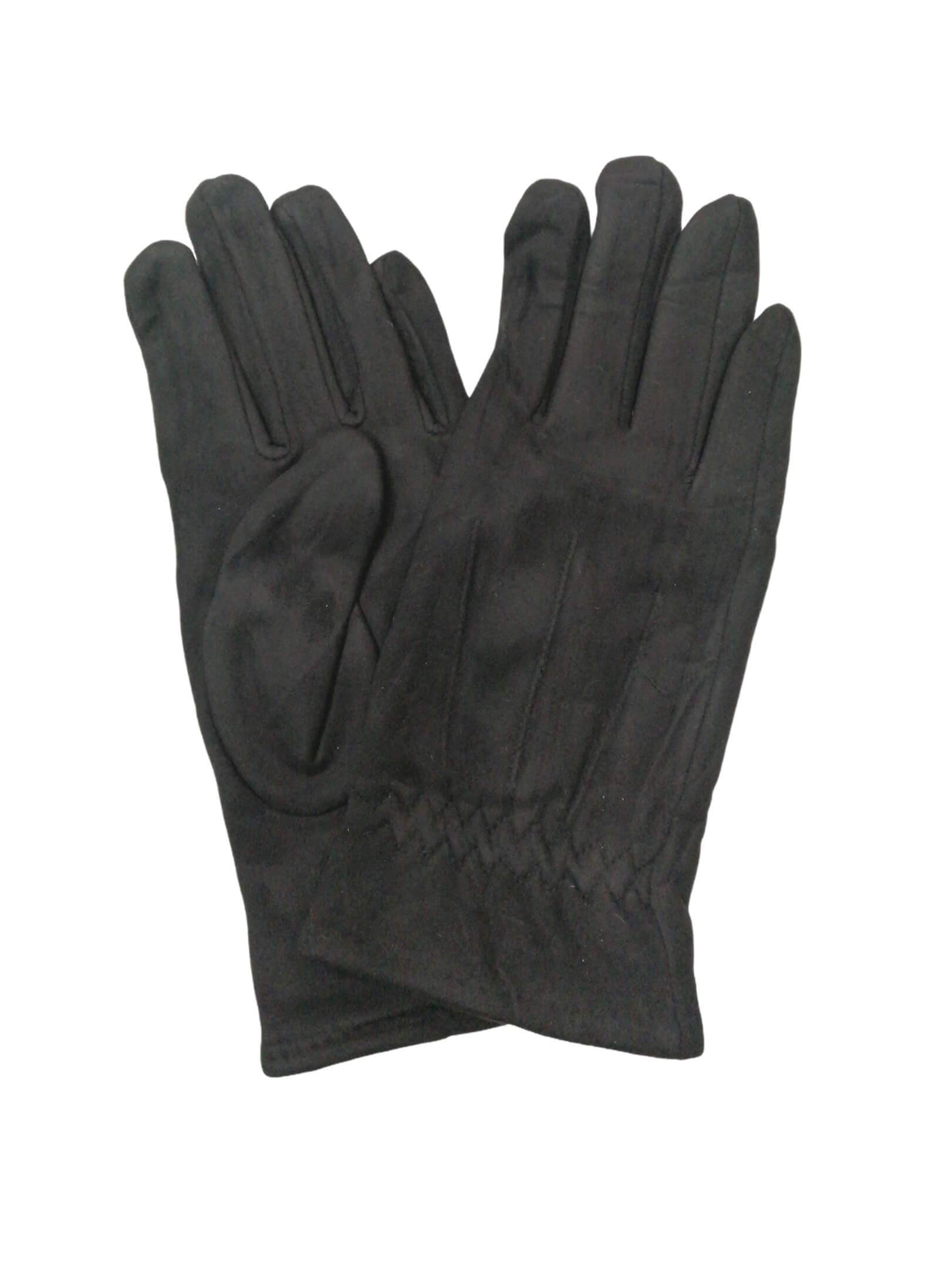 Gants simples noir doux avec doublure (x12) 2,50€/paire | Grossiste-pro