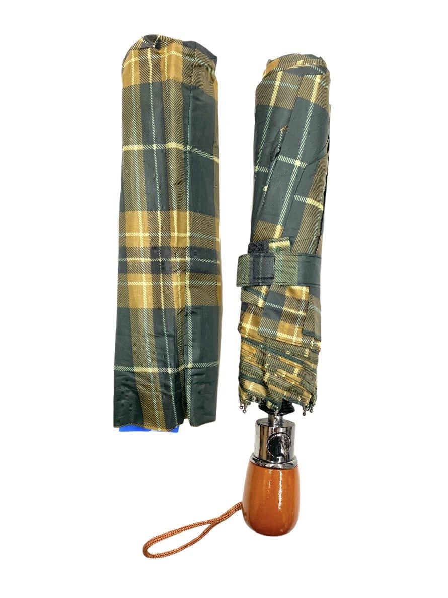 Parapluie automatique motif tartan carreaux (x12) #3603