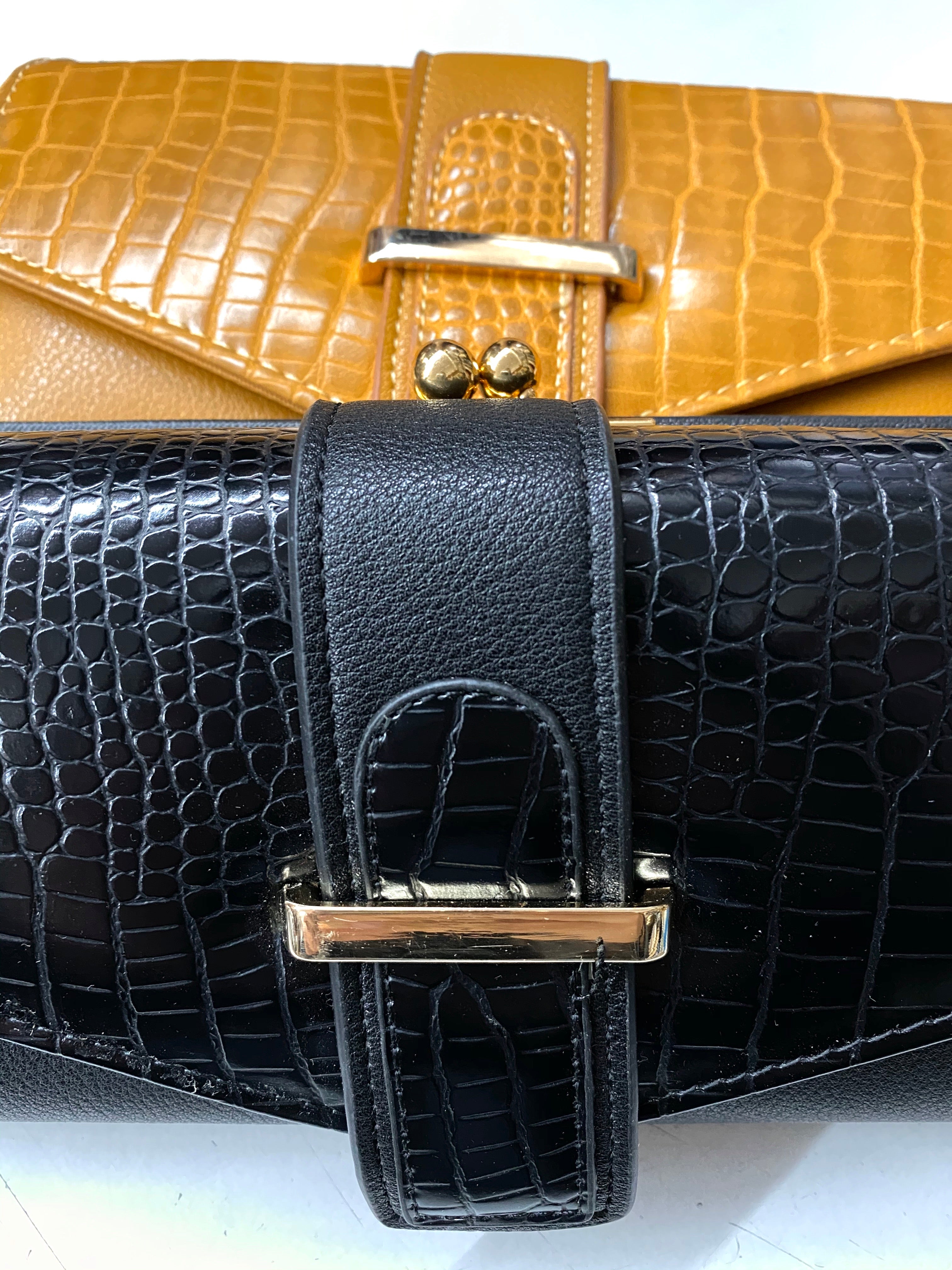 Portefeuilles compagnon effet croco   (x6)