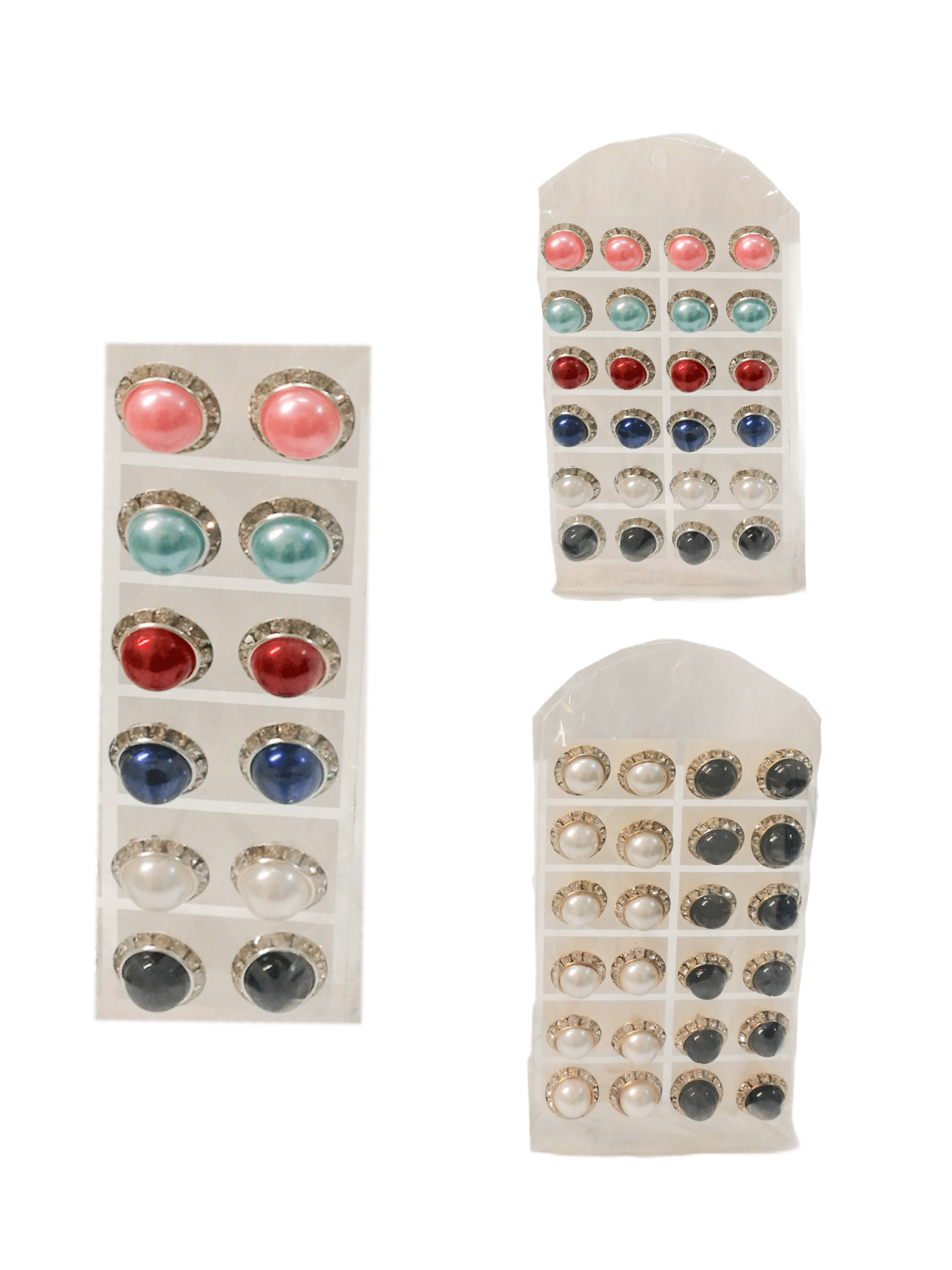 LOT DE 12 - Boucles d'oreilles boule chic 0,62€/paire | Grossiste-pro