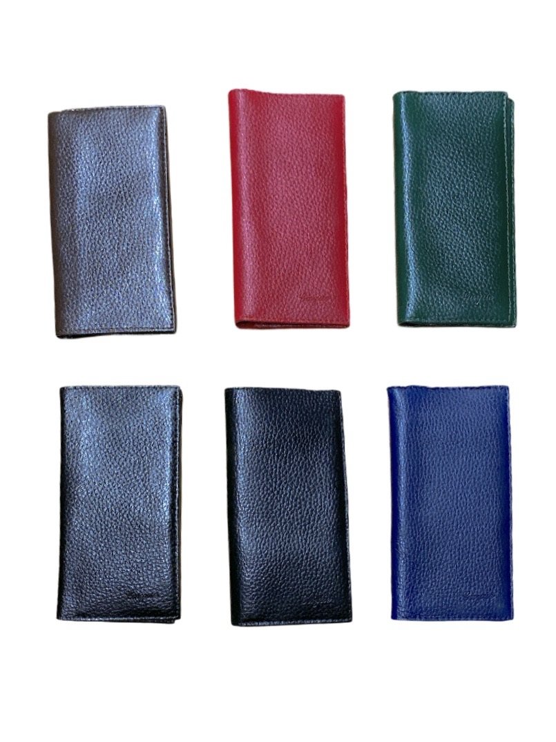 LOT DE 6 - Portefeuille de poche Croûte de cuir de vachette 2,50€/unité | Grossiste-pro