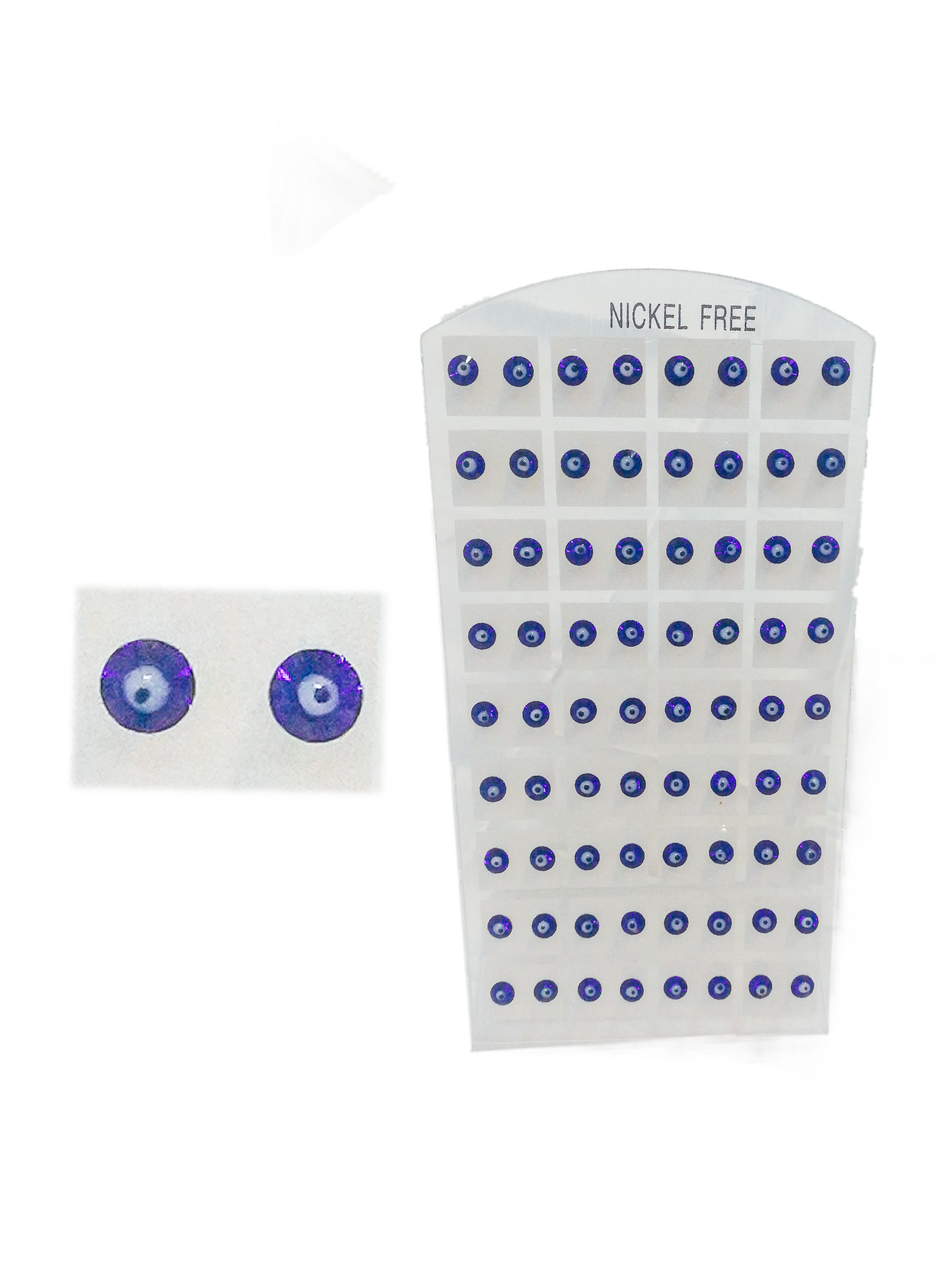 LOT DE 36 - Boucles d’oreilles motif oeil turc Nazar Boncuk 0,21€/paire | Grossiste-pro