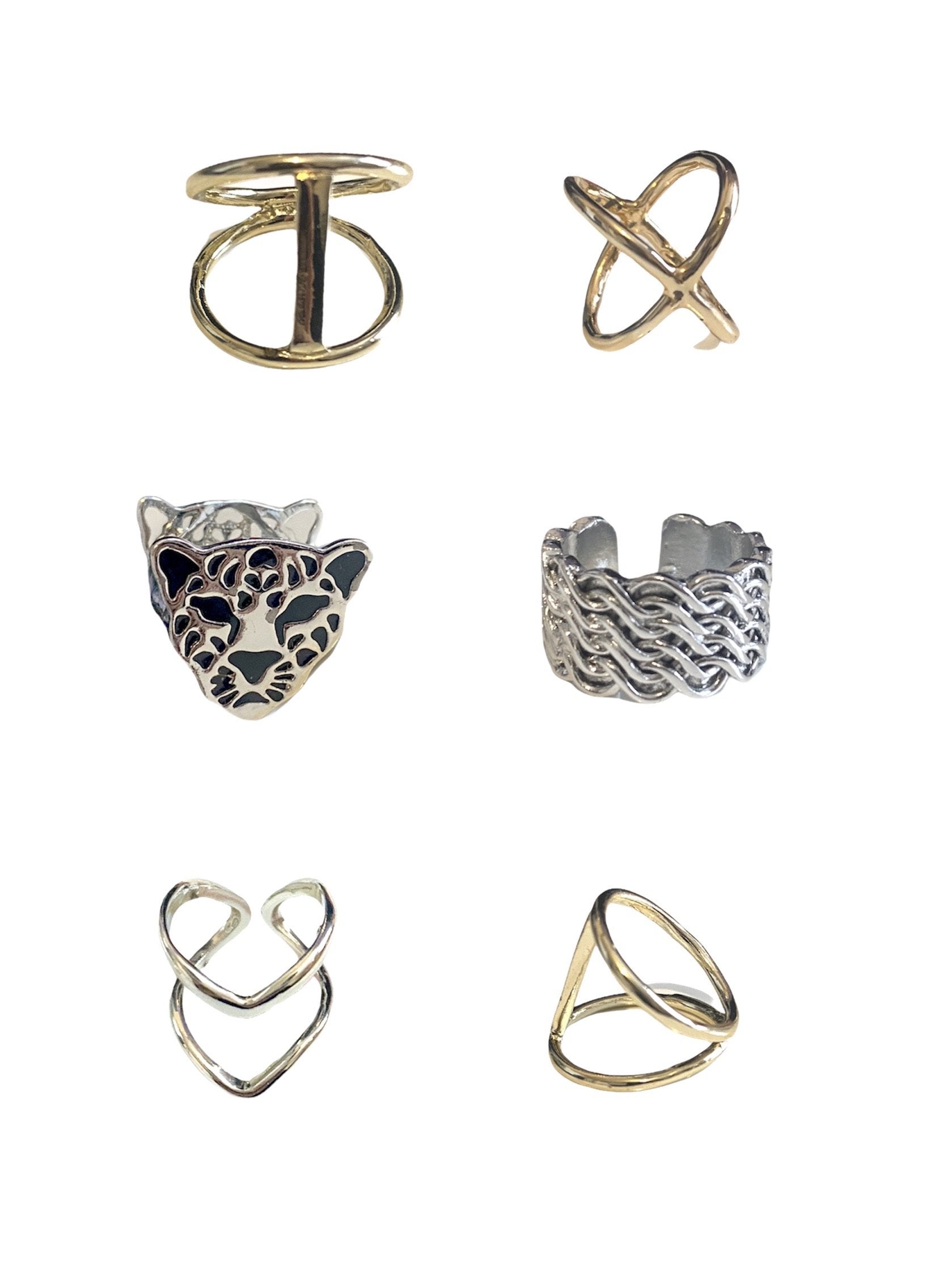 Boîte de bagues minimalistes femme (x36) 1,00€/unité | Grossiste-pro