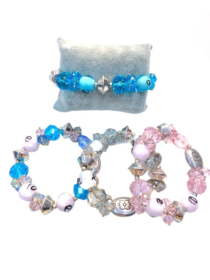 Bracelets fantaisie Pauline (x12)