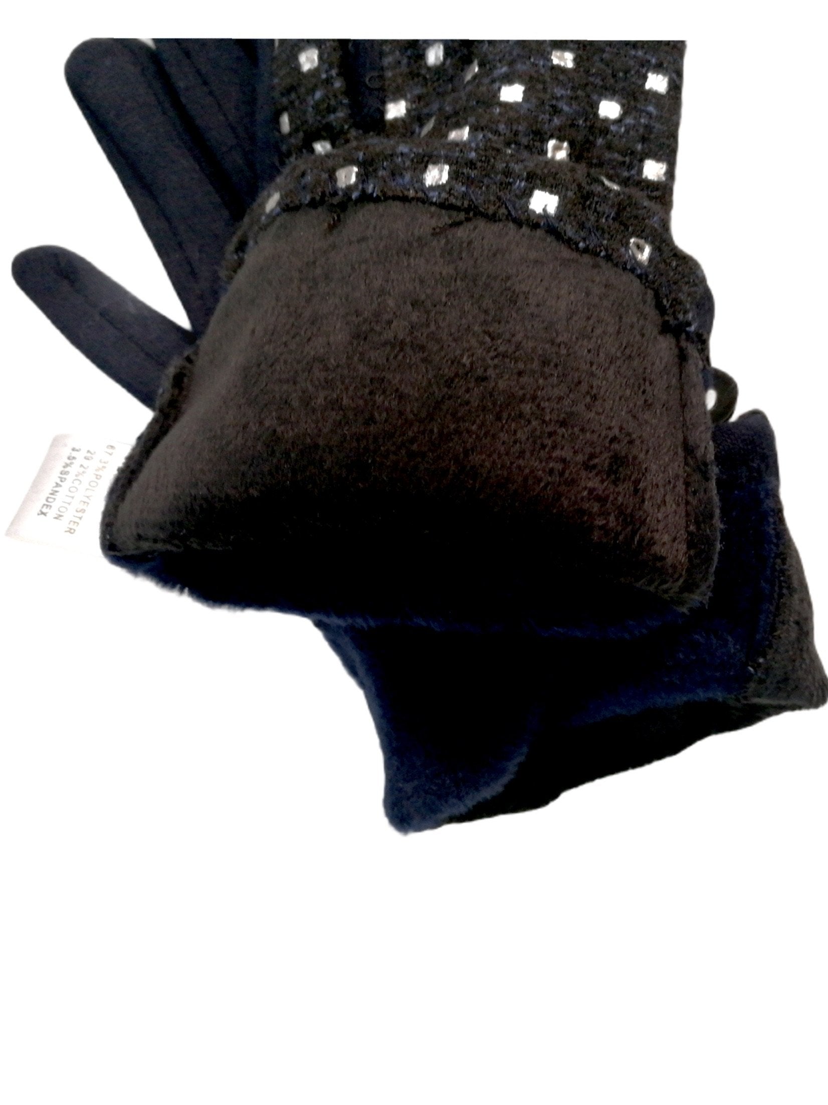 Gants tactiles perles doublure (x12) 3,50€/paire | Grossiste-pro
