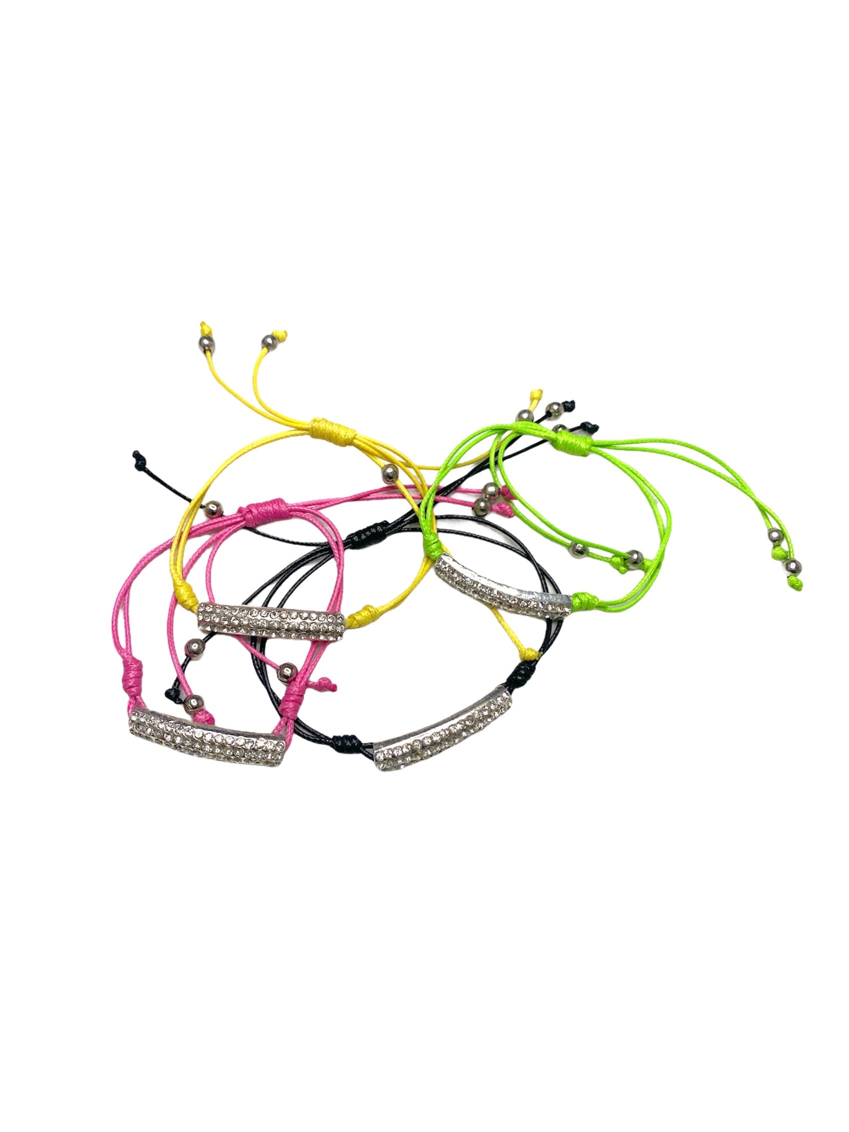 Bracelets ficelle rectangle (x12)