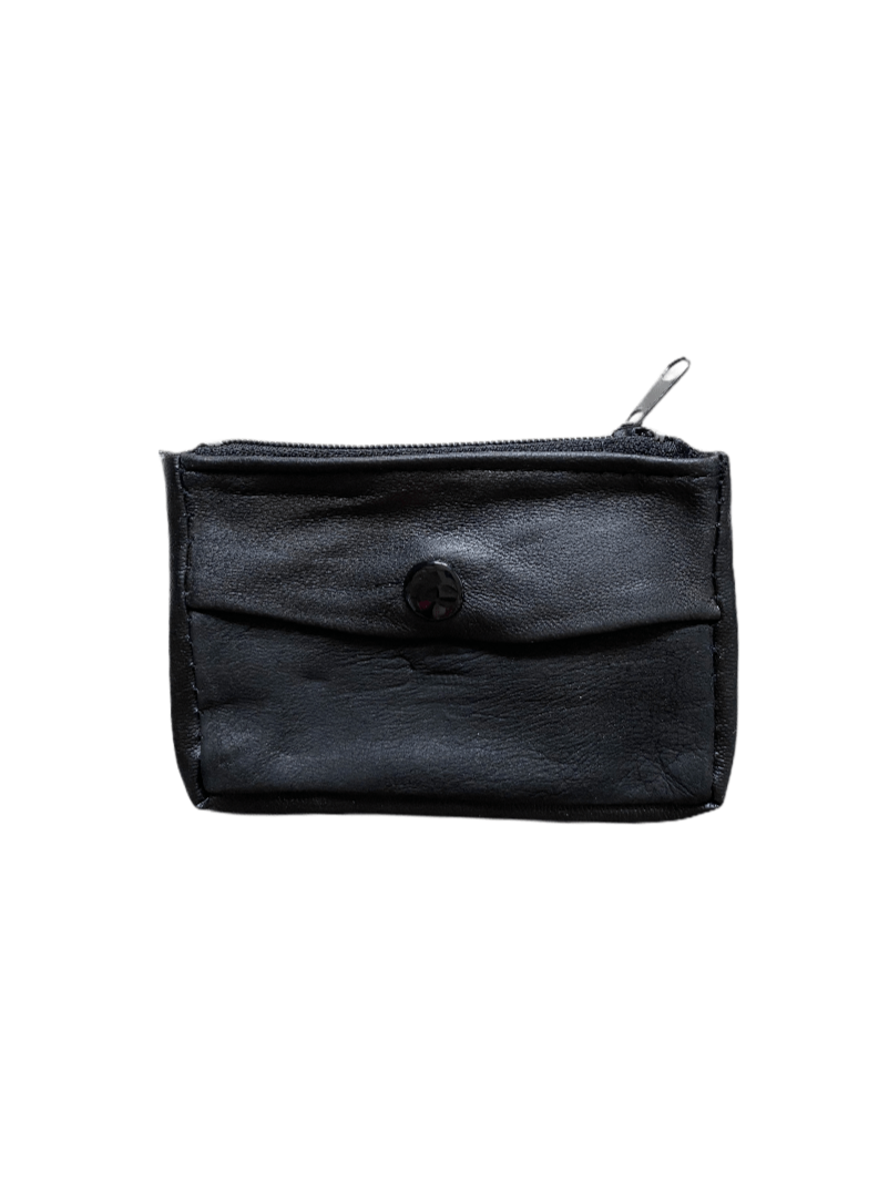 LOT DE 12 - Porte-monnaie en cuir véritable d'agneau     0,60€/unité | Grossiste-pro