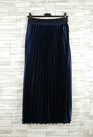 jupe plissée satinée