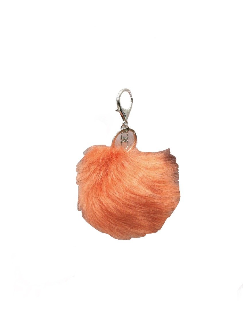 LOT DE 12 - Porte-clé pompon fausse fourrure 1,50€/unité | Grossiste-pro