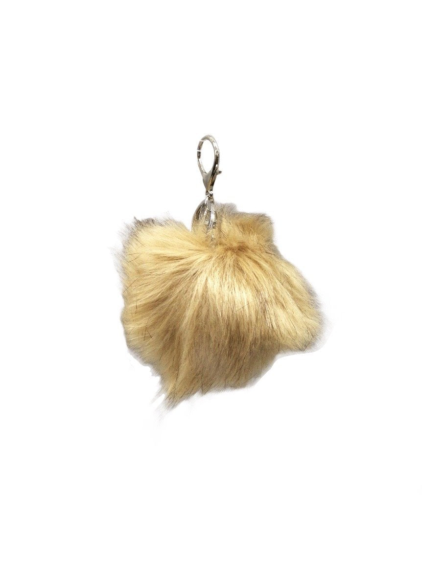 LOT DE 12 - Porte-clé pompon fausse fourrure 1,50€/unité | Grossiste-pro