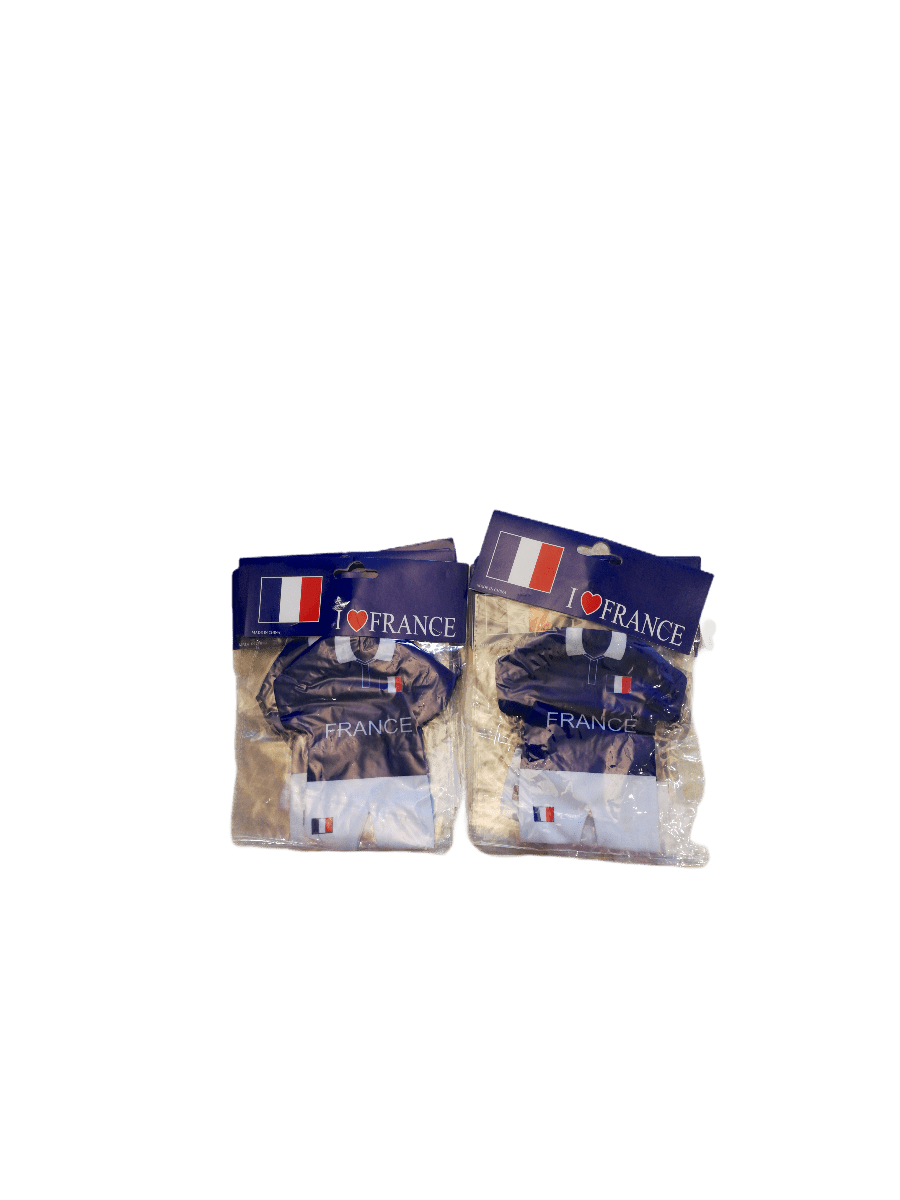 LOT DE 12 - mini maillot France ventouse       1,00€/unité | Grossiste-pro
