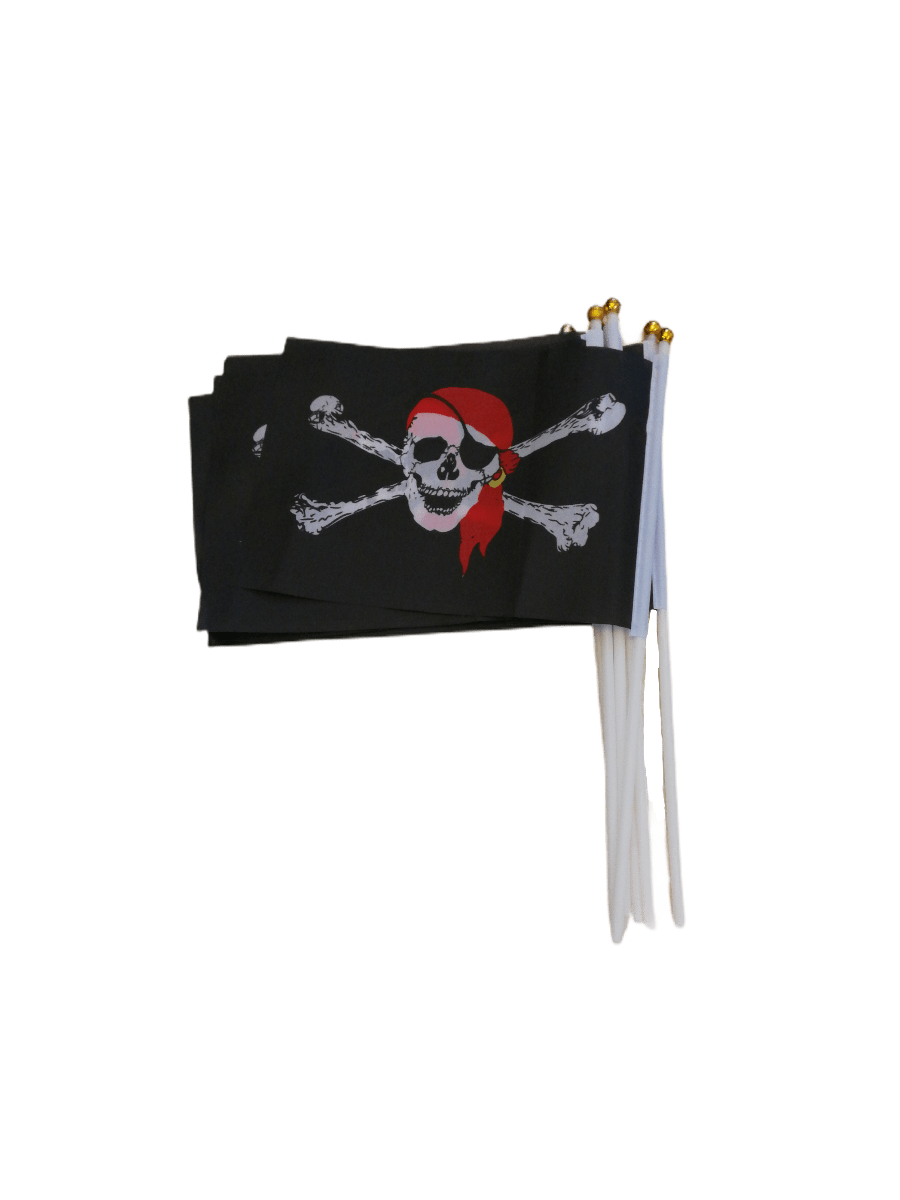 LOT DE 12 - petit drapeau pirate     0,80€/unité | Grossiste-pro