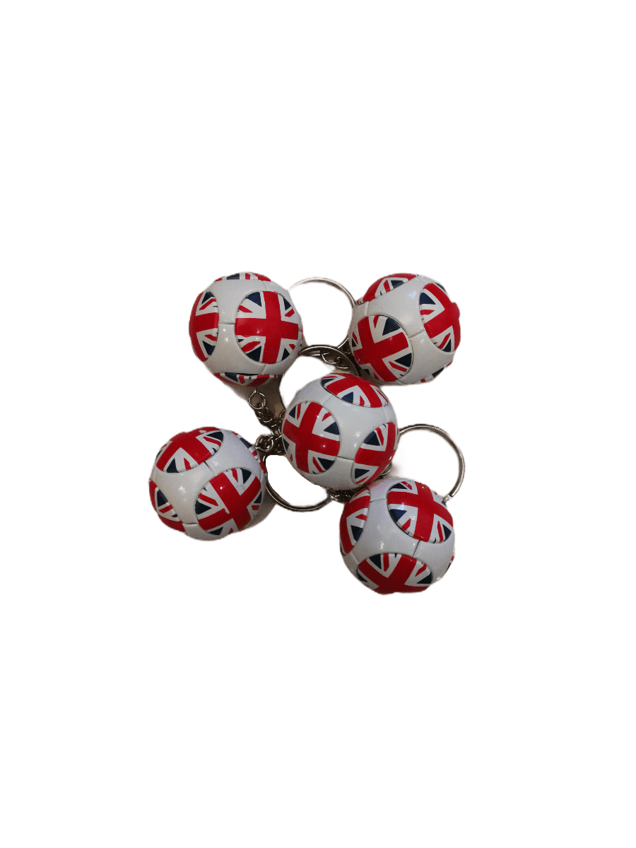 LOT DE 12 - Porte-clé foot Royaume-uni     0,80€/unité | Grossiste-pro