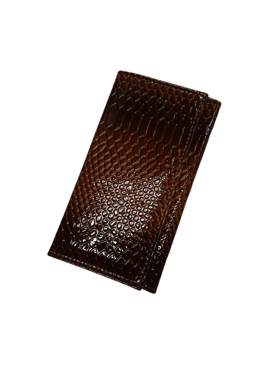 LOT DE 6 - Portefeuilles compagnon effet croco 2,50€/unité | Grossiste-pro