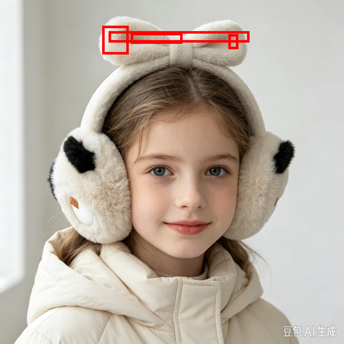 Cache-oreilles enfant en peluche chaud（x12)#03e