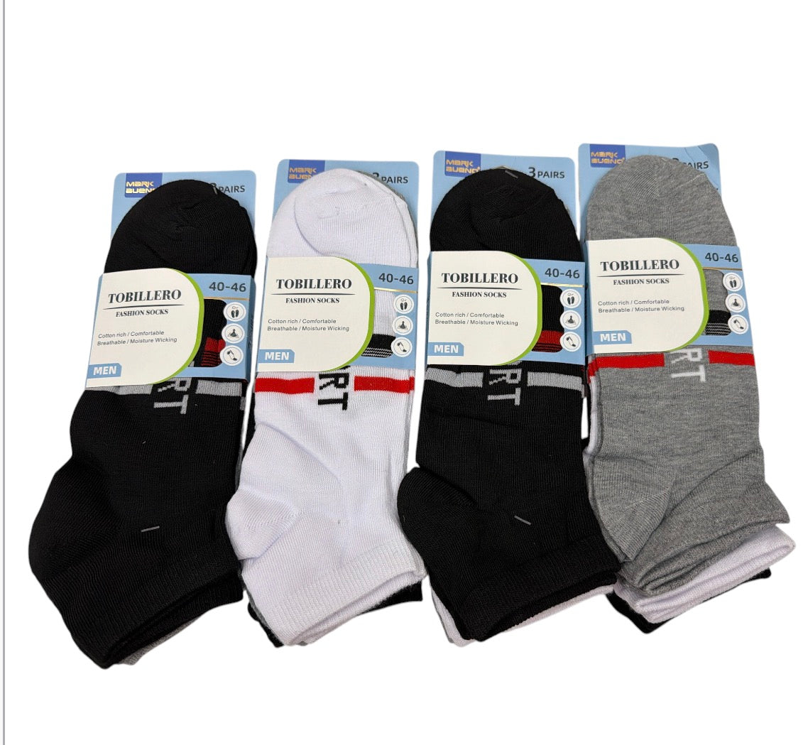 Chaussettes Homme Courtes (x24)