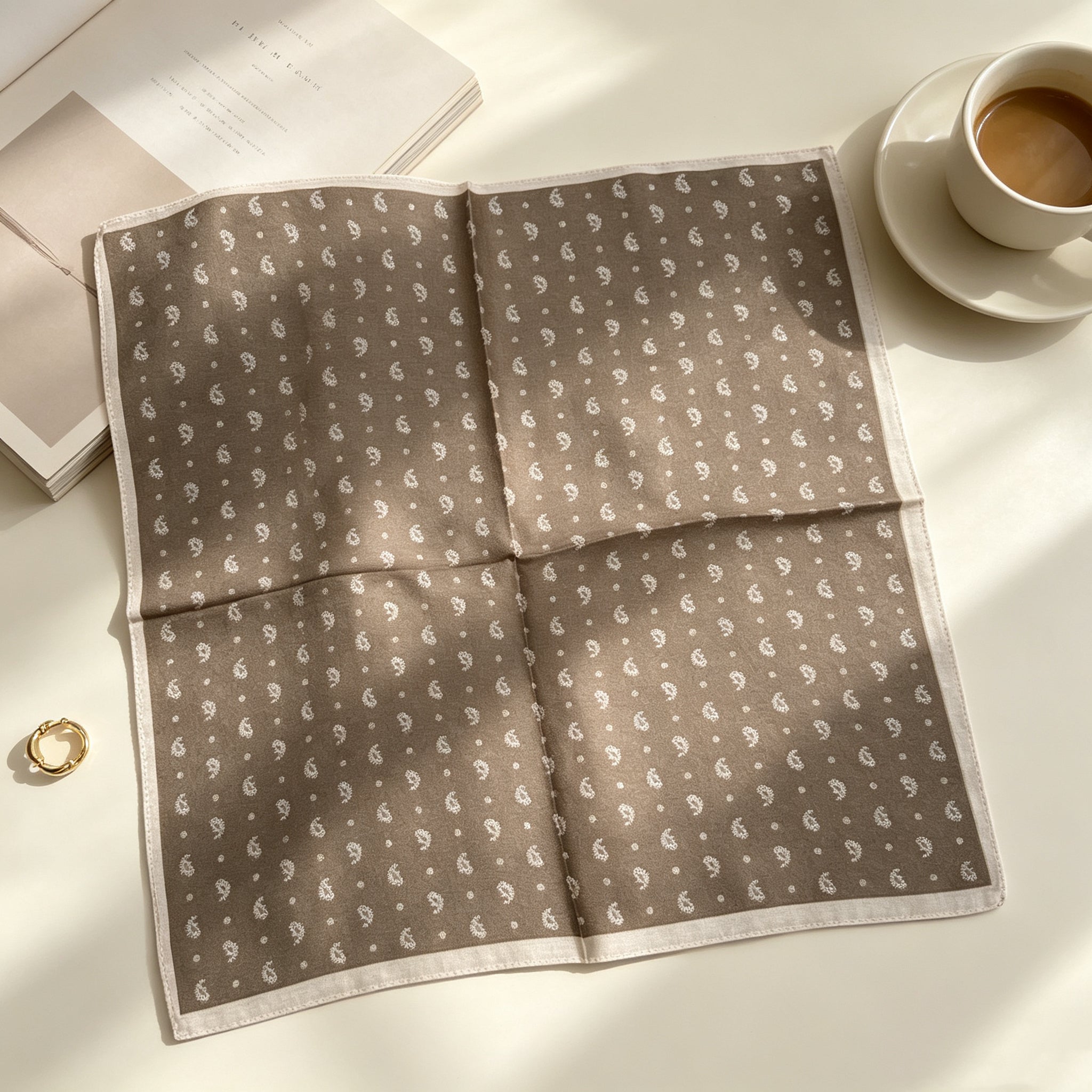 foulard Carré à motif cachemire (x12)#48