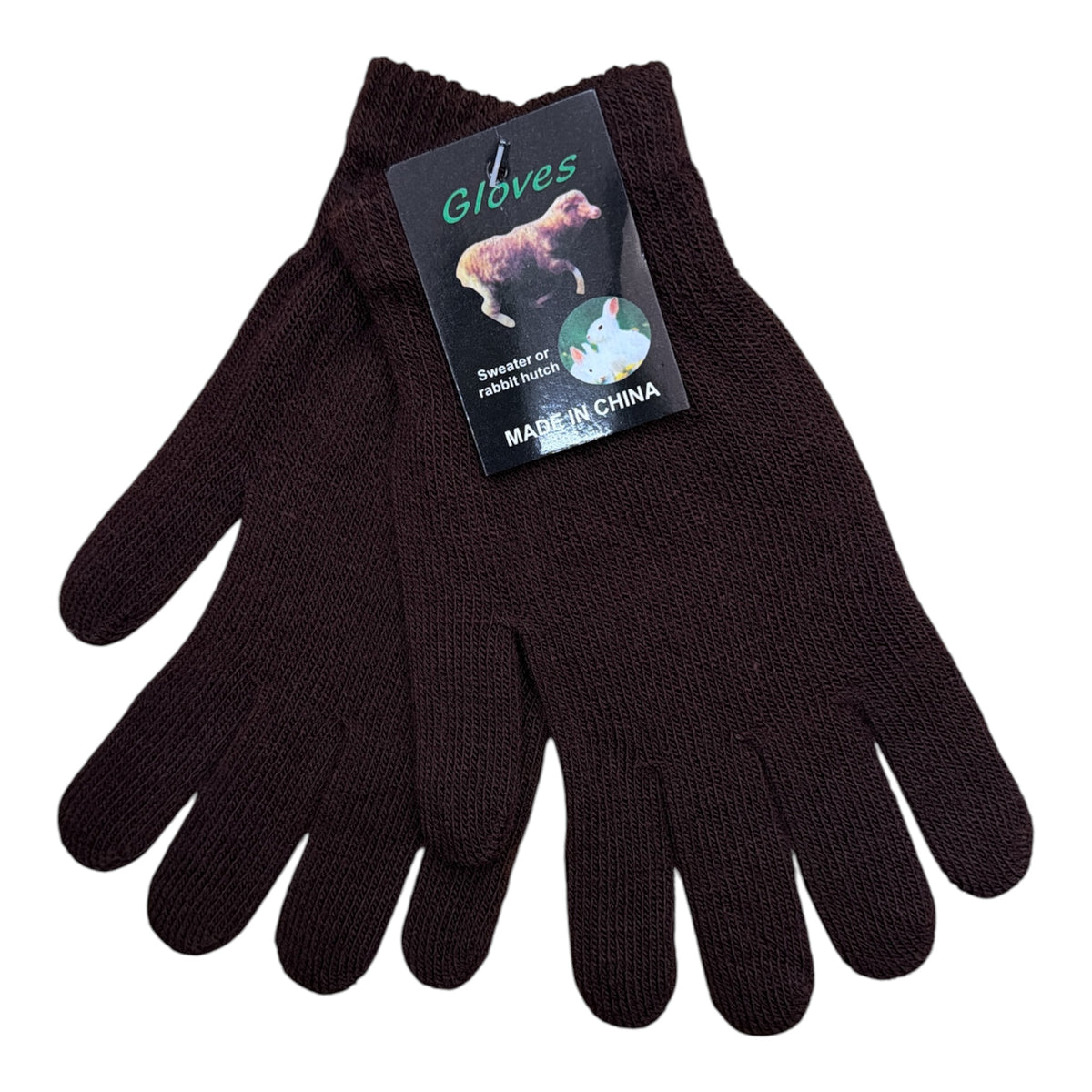 Gants d’hiver  en maille confortable(x12)