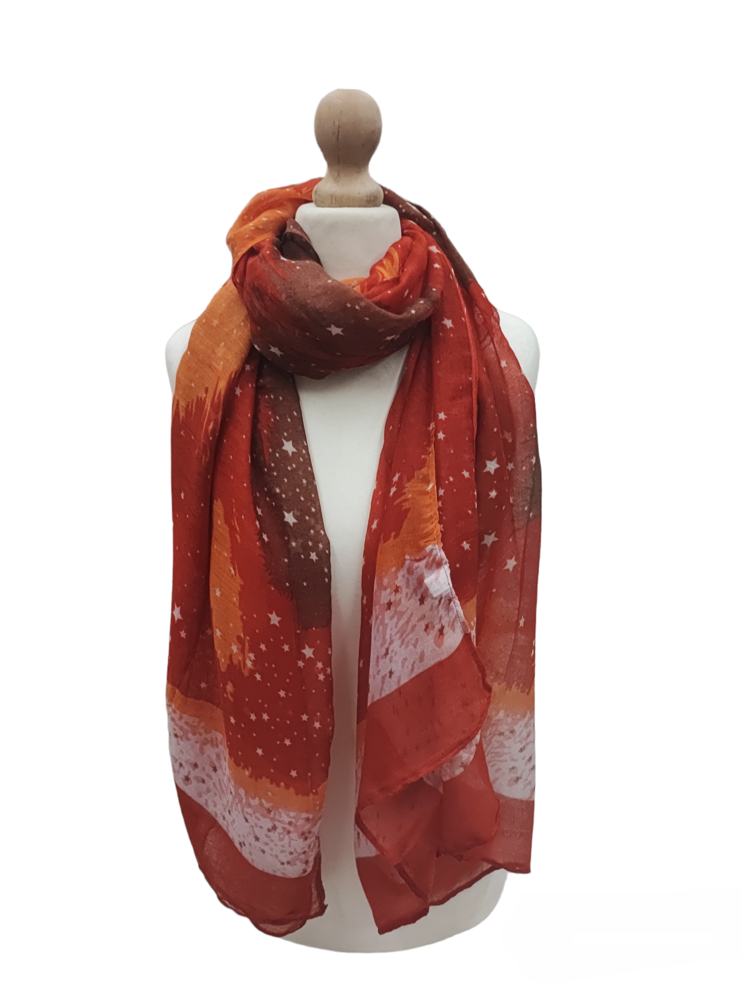 Foulard imprime motif Étoile(x12)#12