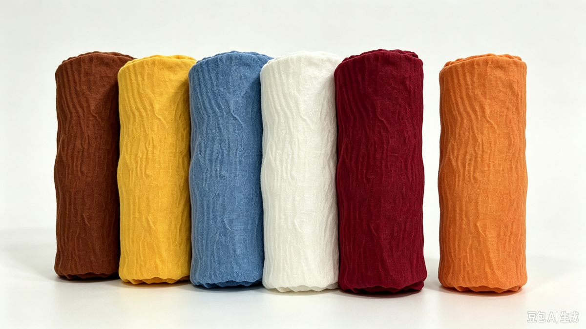 Foulard en coton couleur uni (x12)