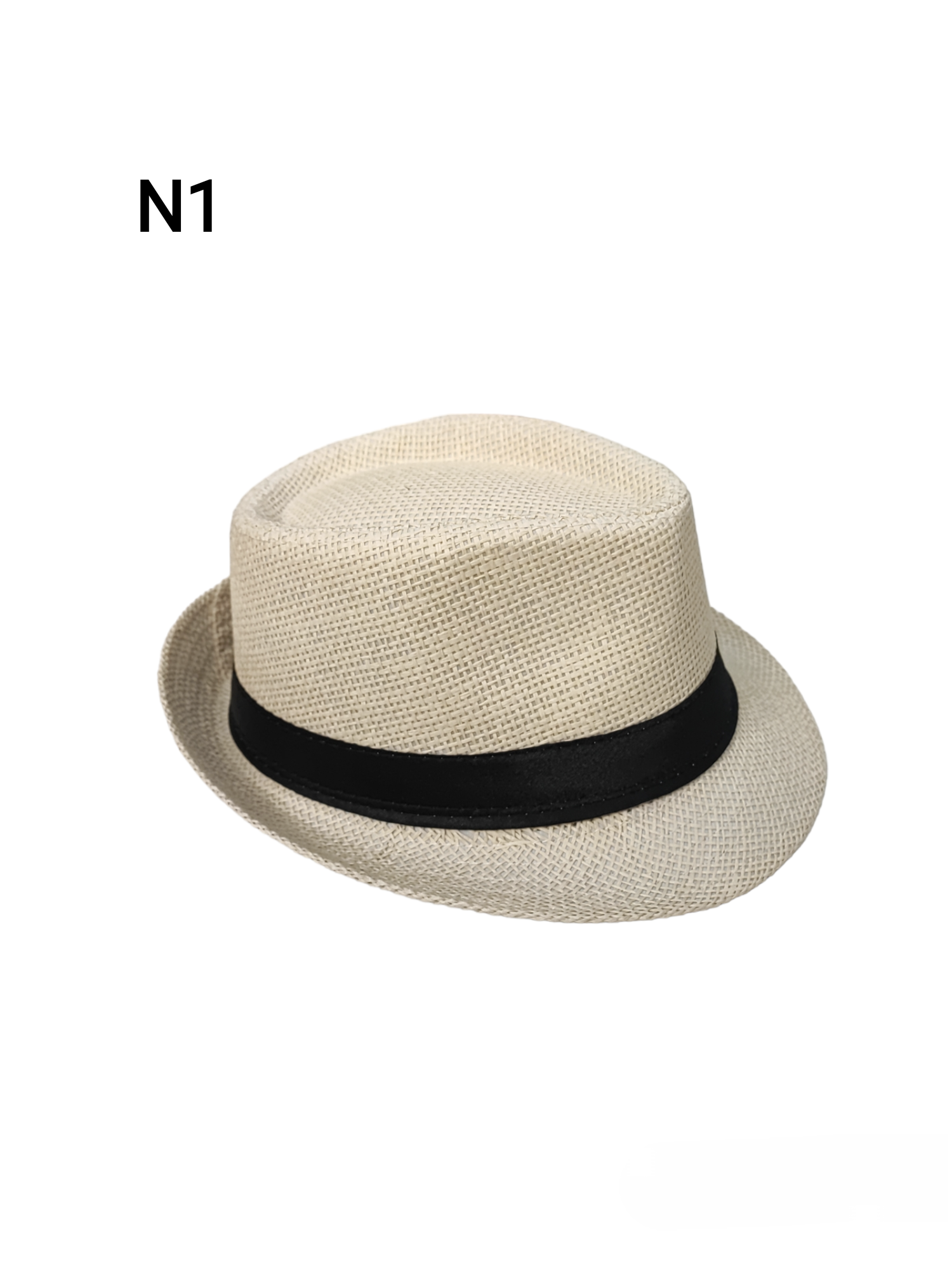 Chapeau de paille trilby borsalino (x4)