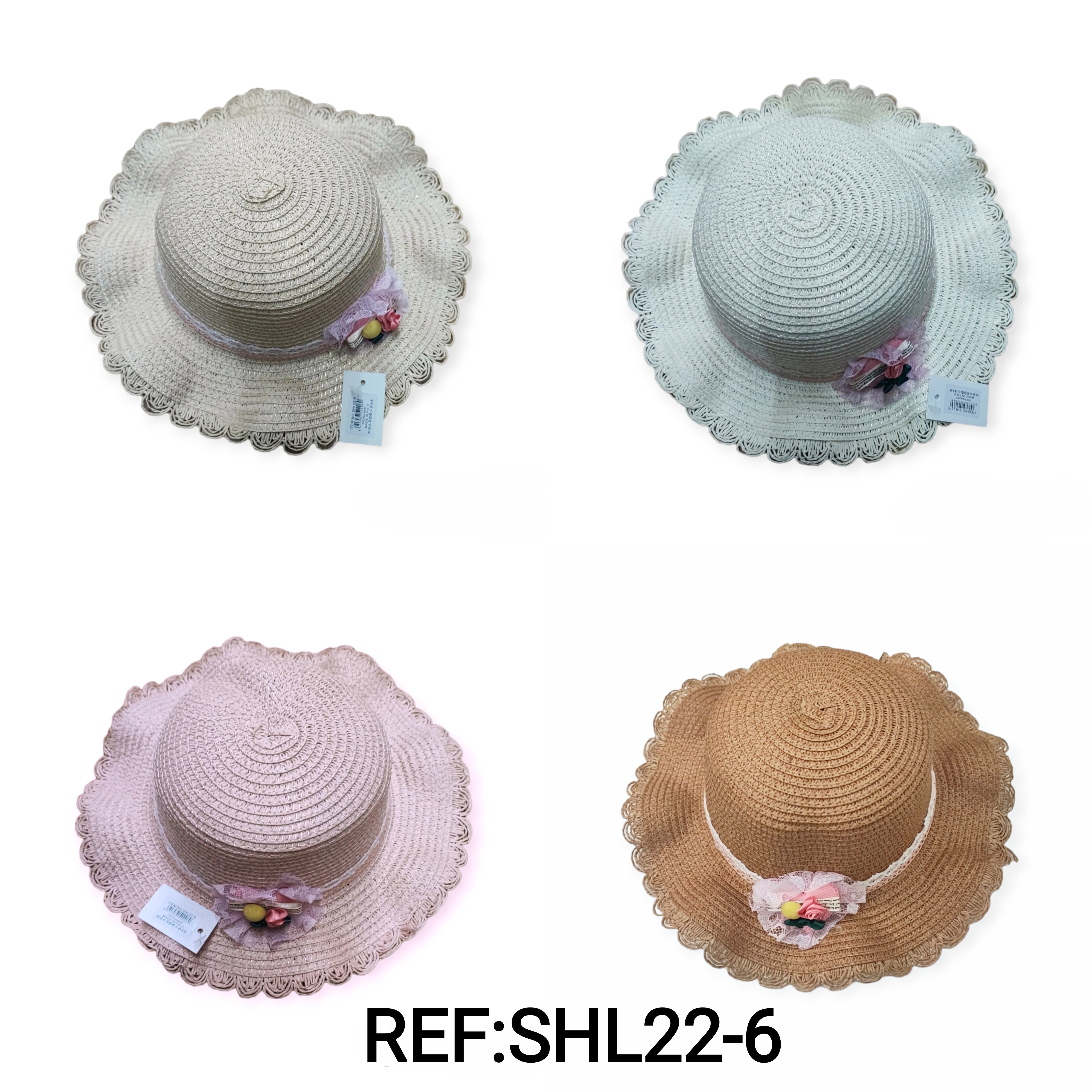 Chapeaux de paille taille enfant   (x12)