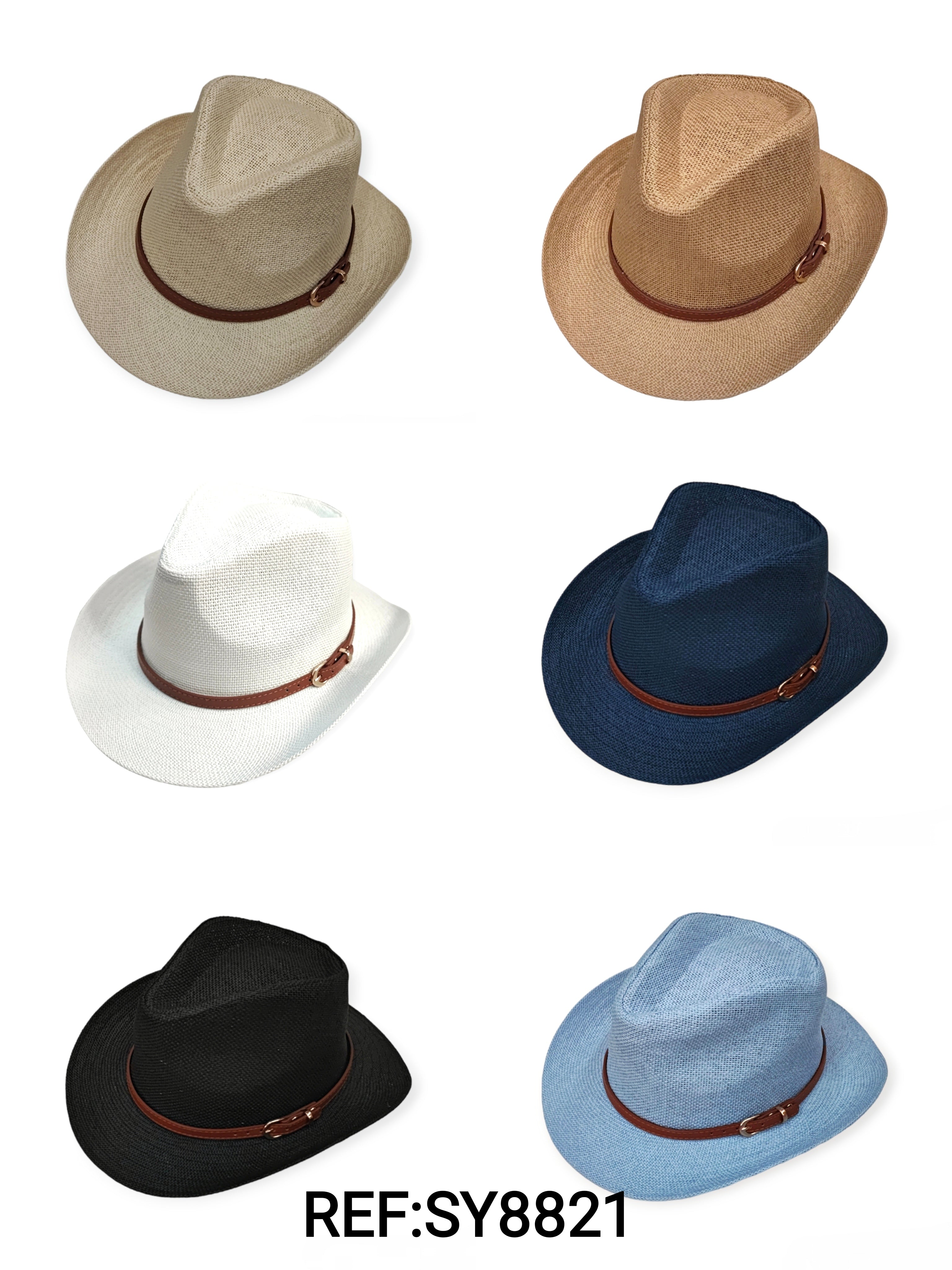 Chapeau de cowboy  avec ceinture(x12)