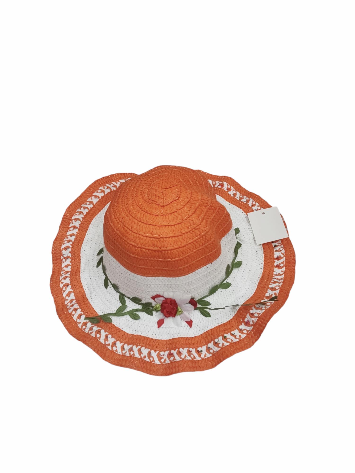 Chapeaux  enfant  motif fleurs (x12)