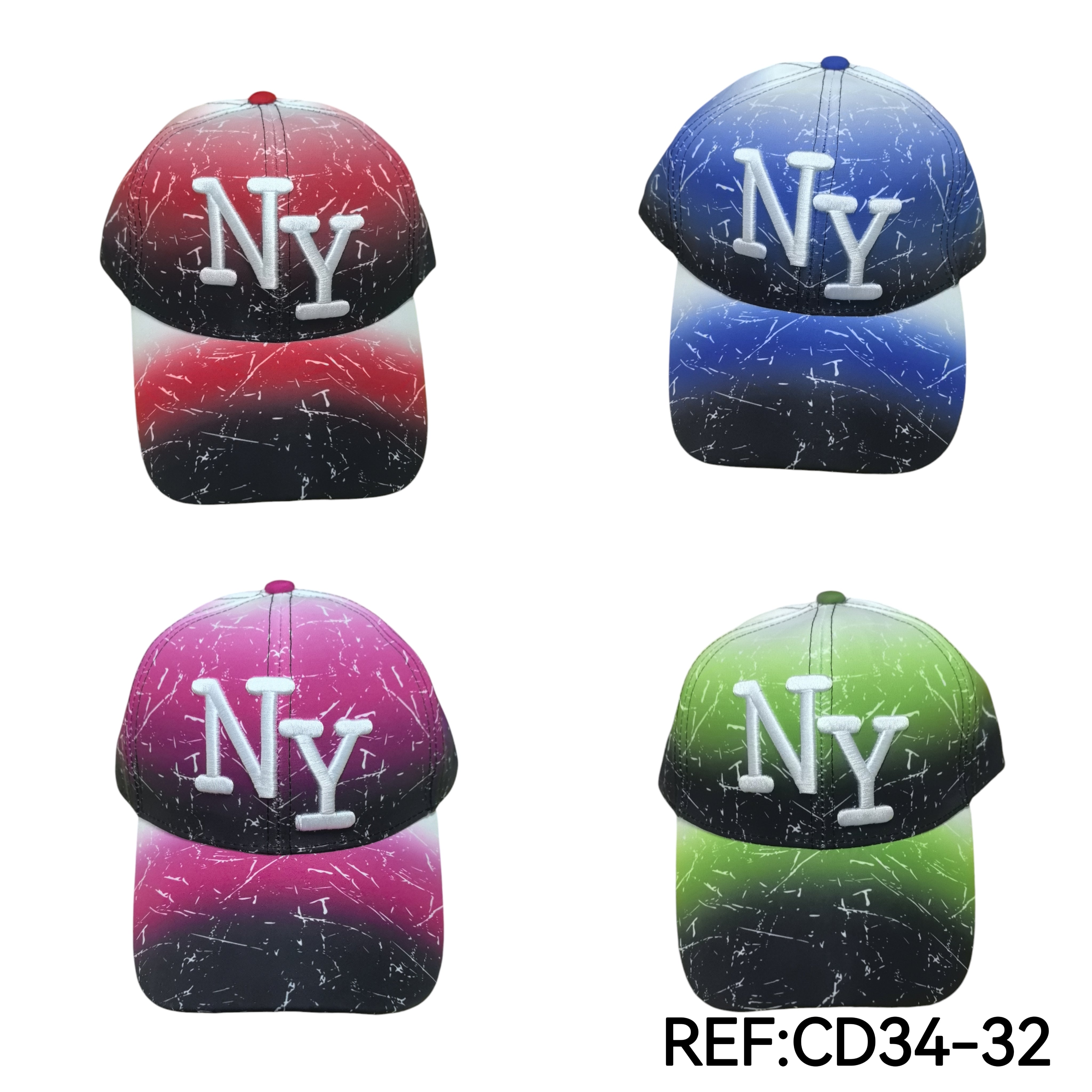 Casquettes écriture NY (x12) #32