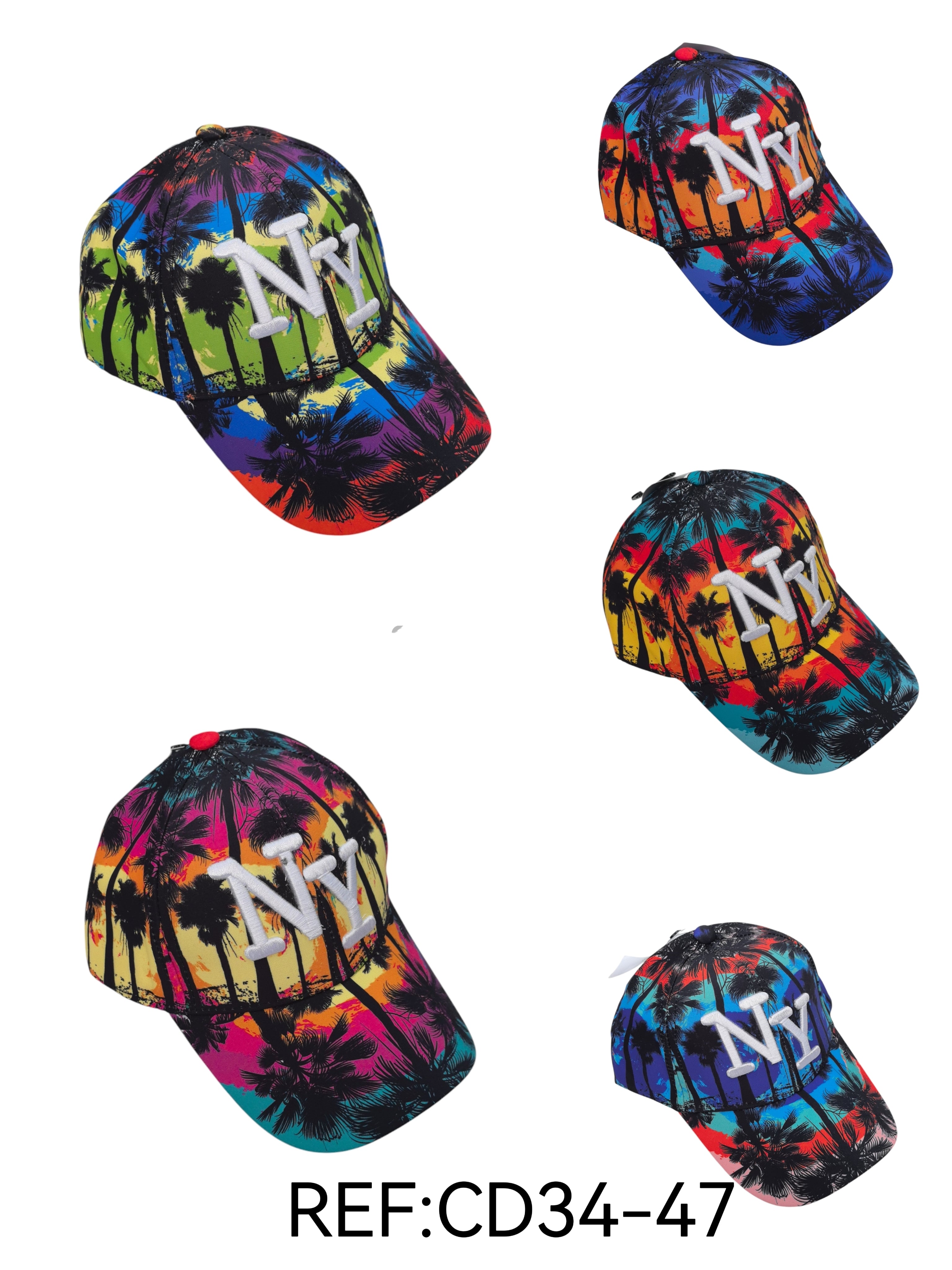 Casquettes écriture NY (x12) #47