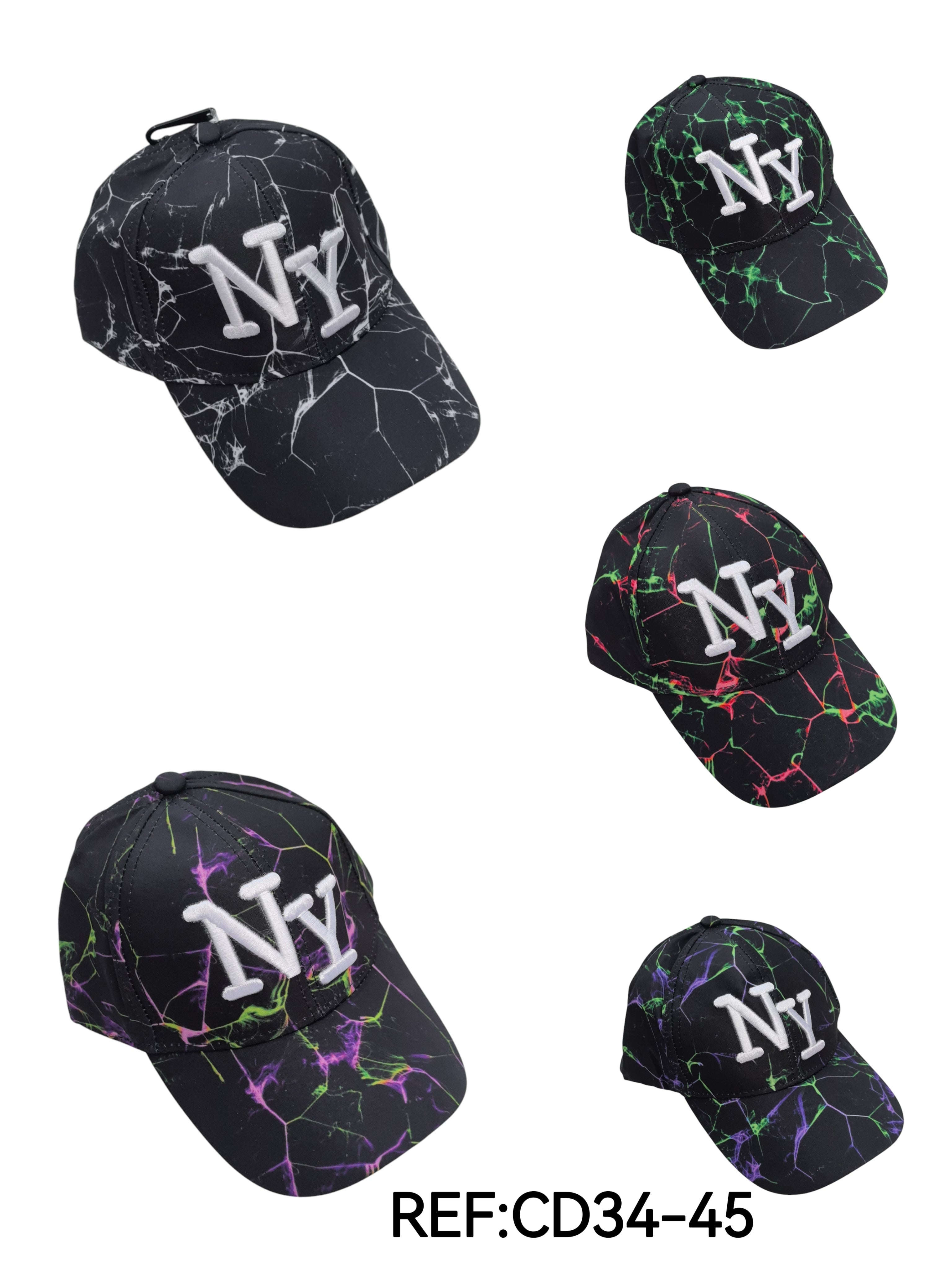 Casquettes écriture NY (x12) #45