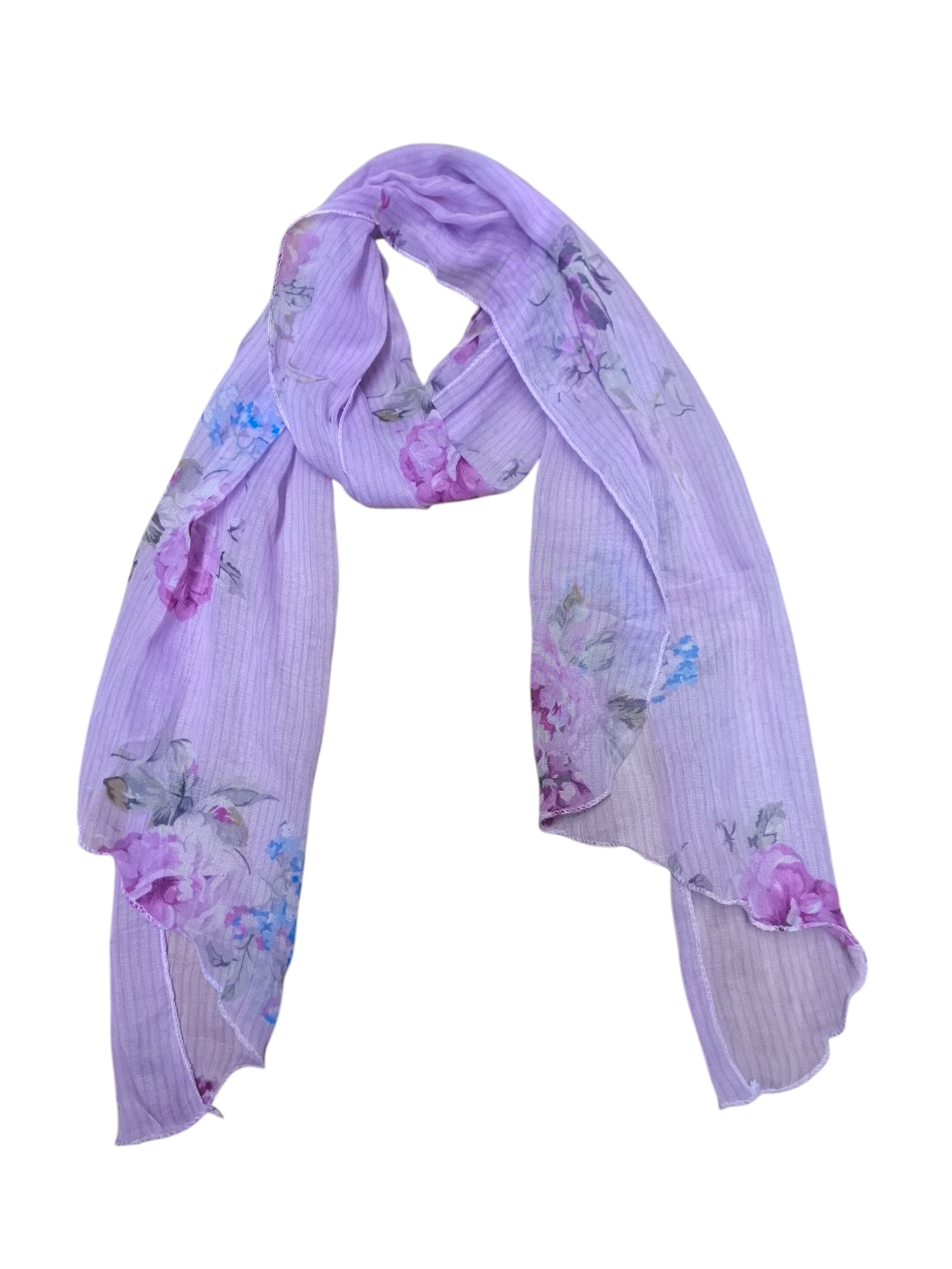 Foulard motif  fleur  (x12)