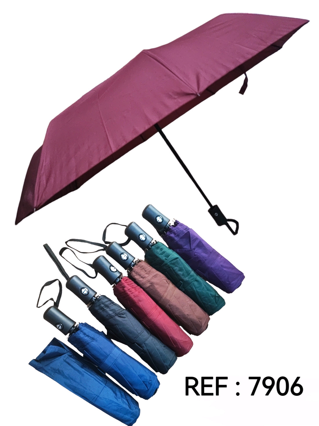 Parapluie dépliant automatique double (x12) 7906