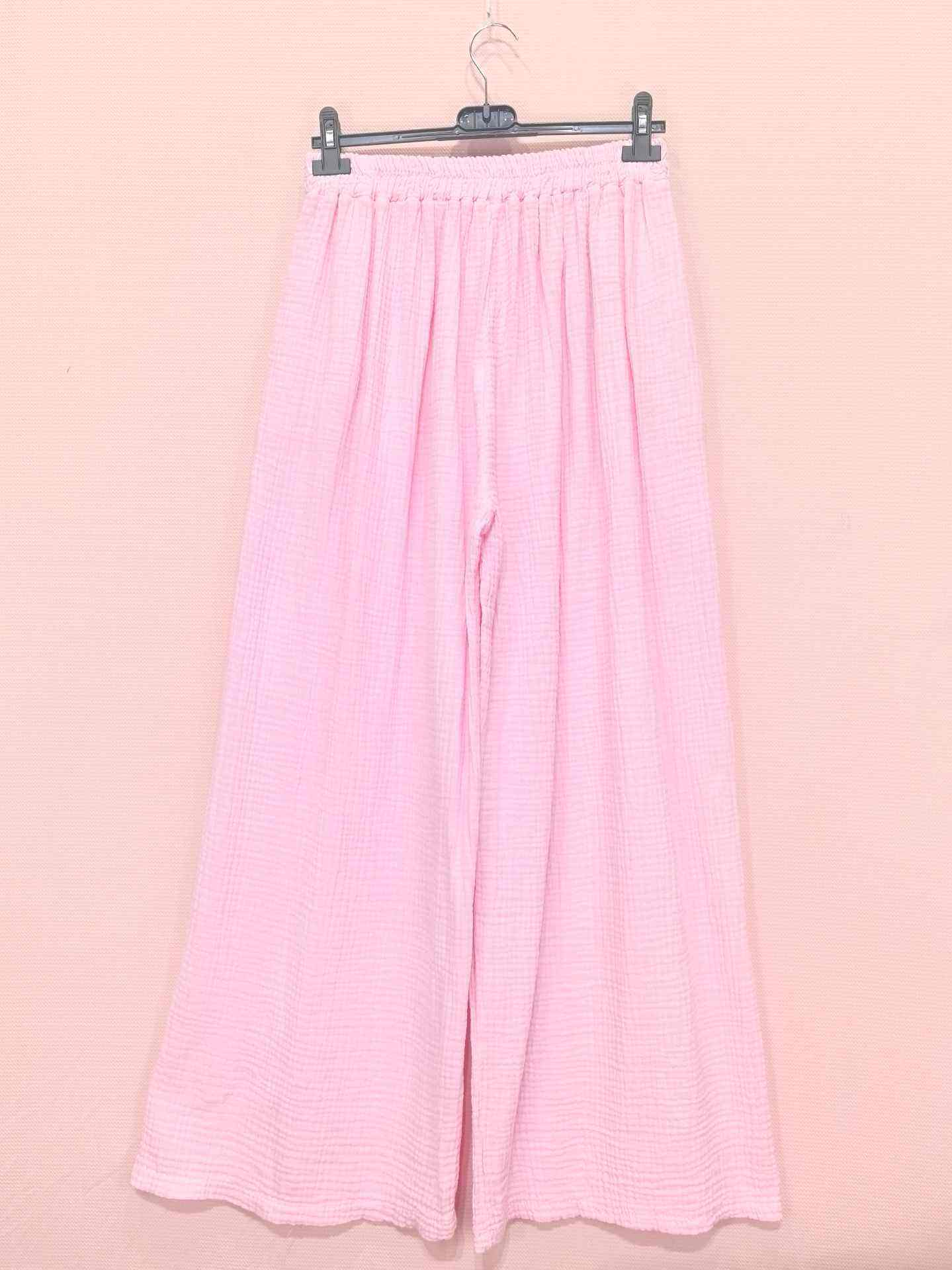 PANTALON EN GAZE DE COTTON  (X6)