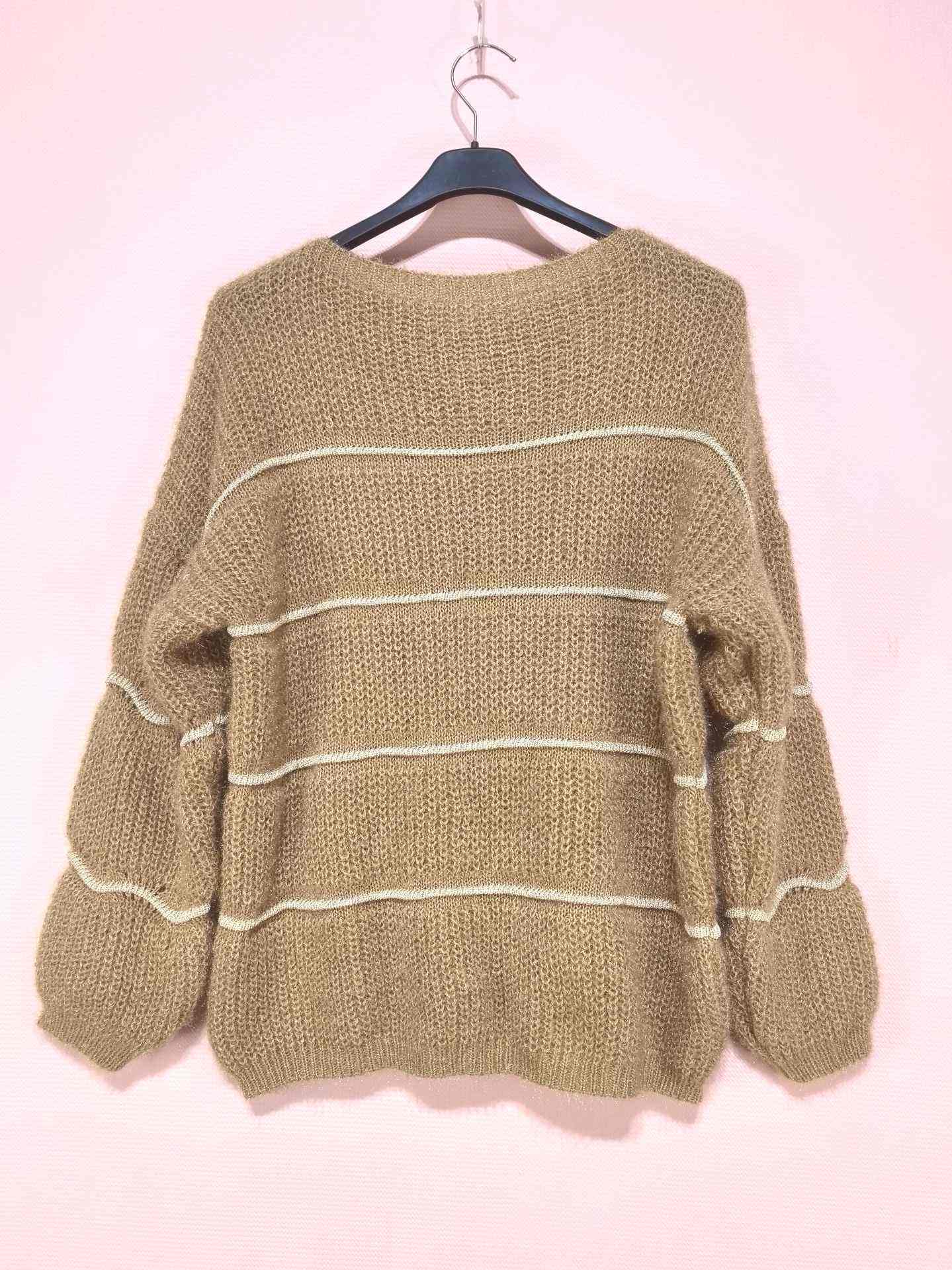 Pull rayures lurex  (x6)