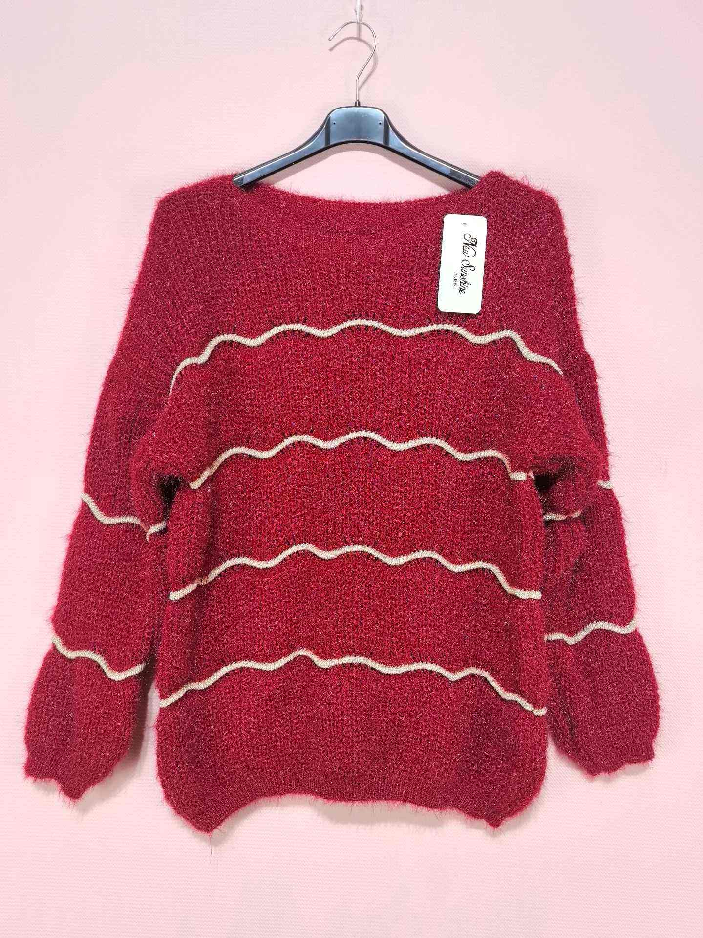 Pull rayures lurex  (x6)