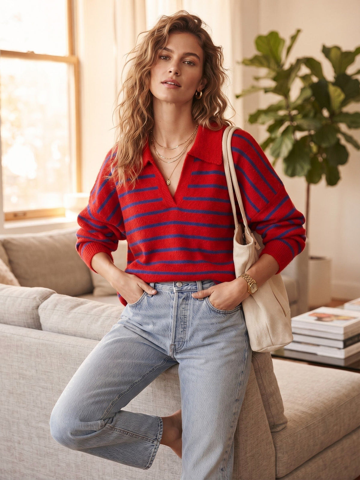 Pull À Rayures (x6)