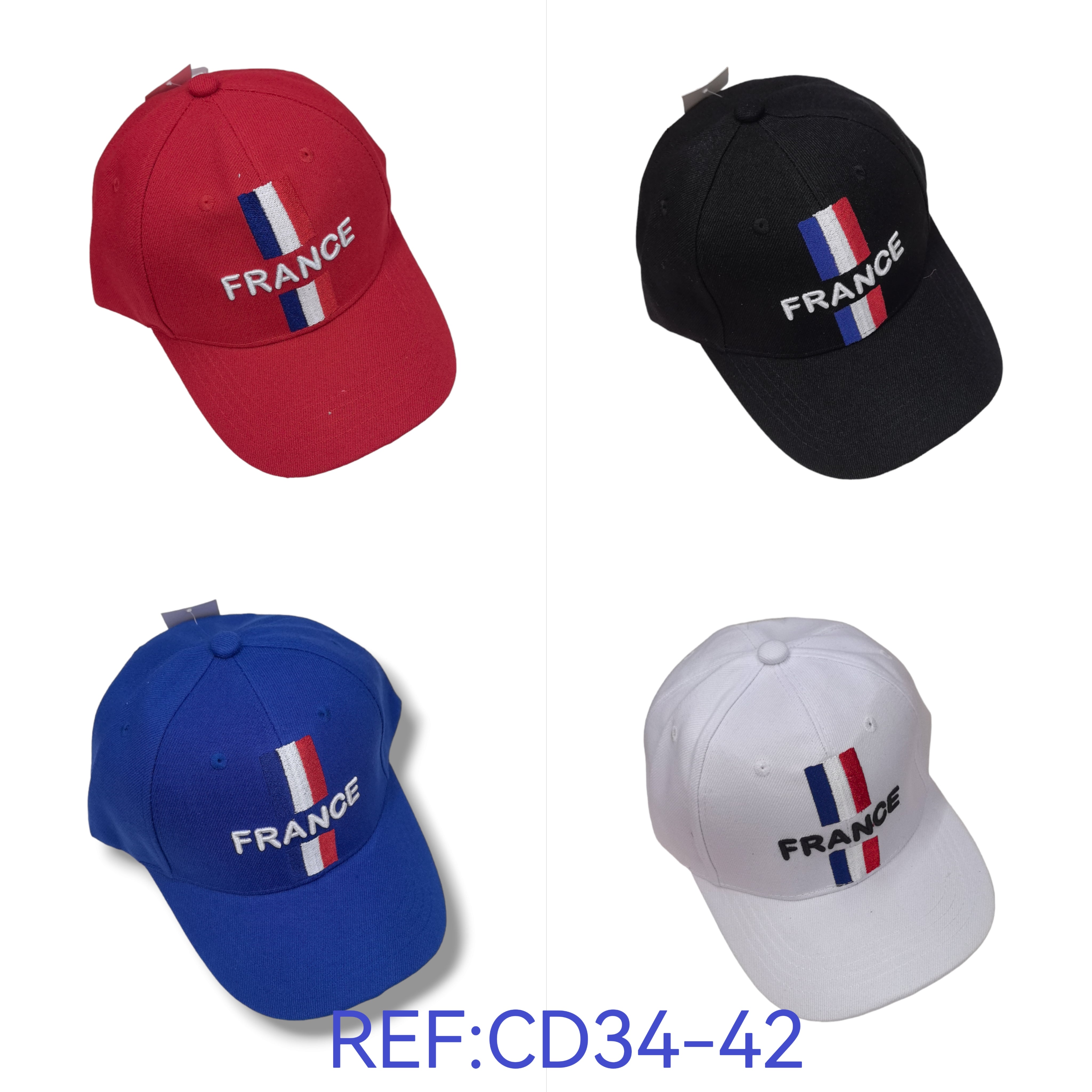 Casquettes France (x12)