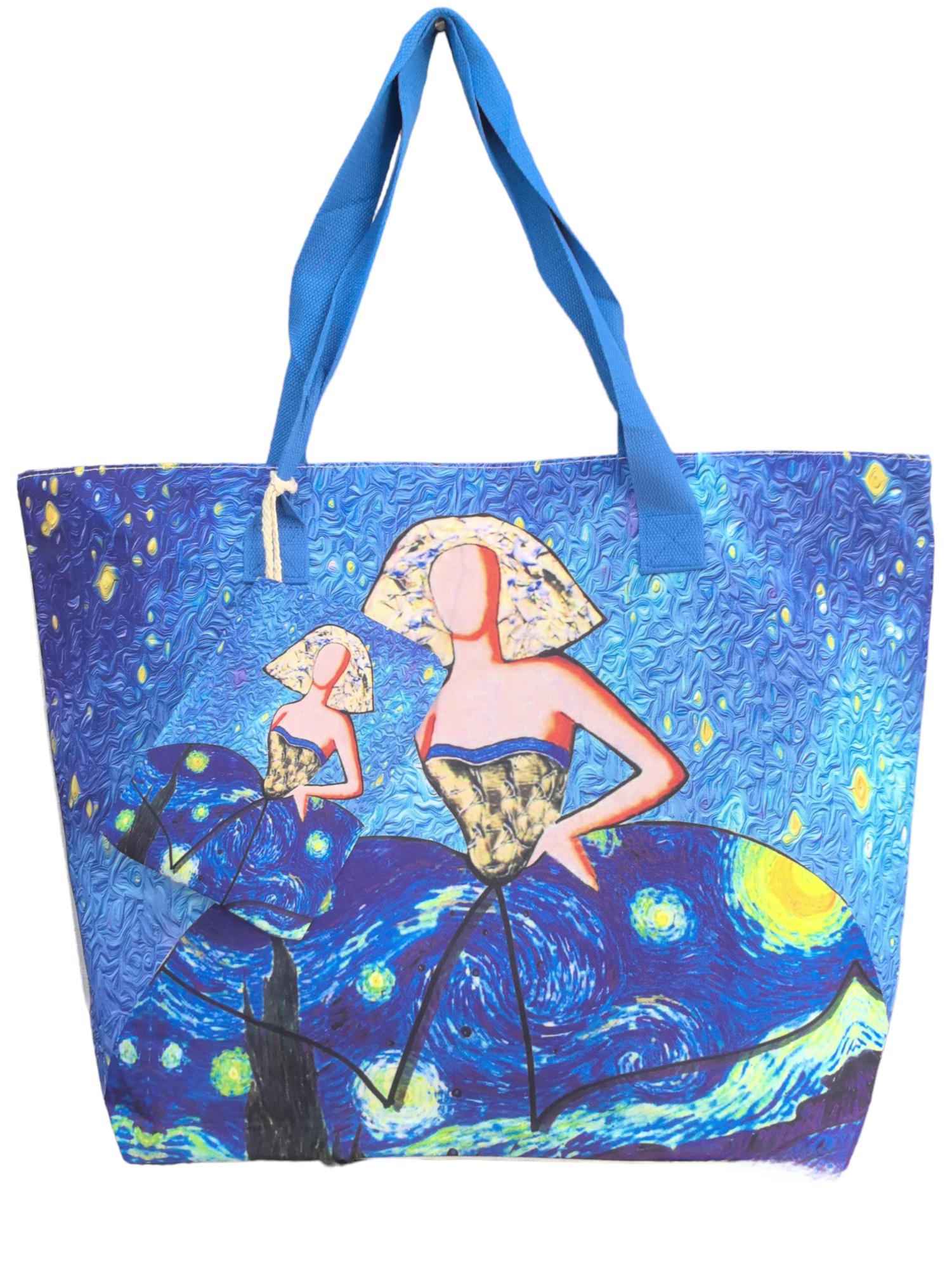 Sac de plage motif femme (x6)