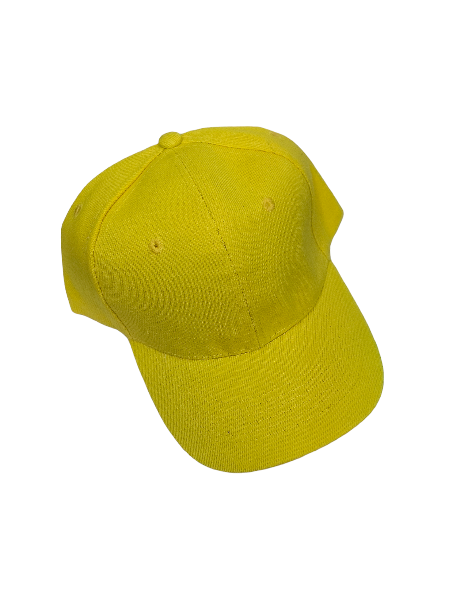 Casquette couleur unie  JAUNE fluorescent (x12)#23