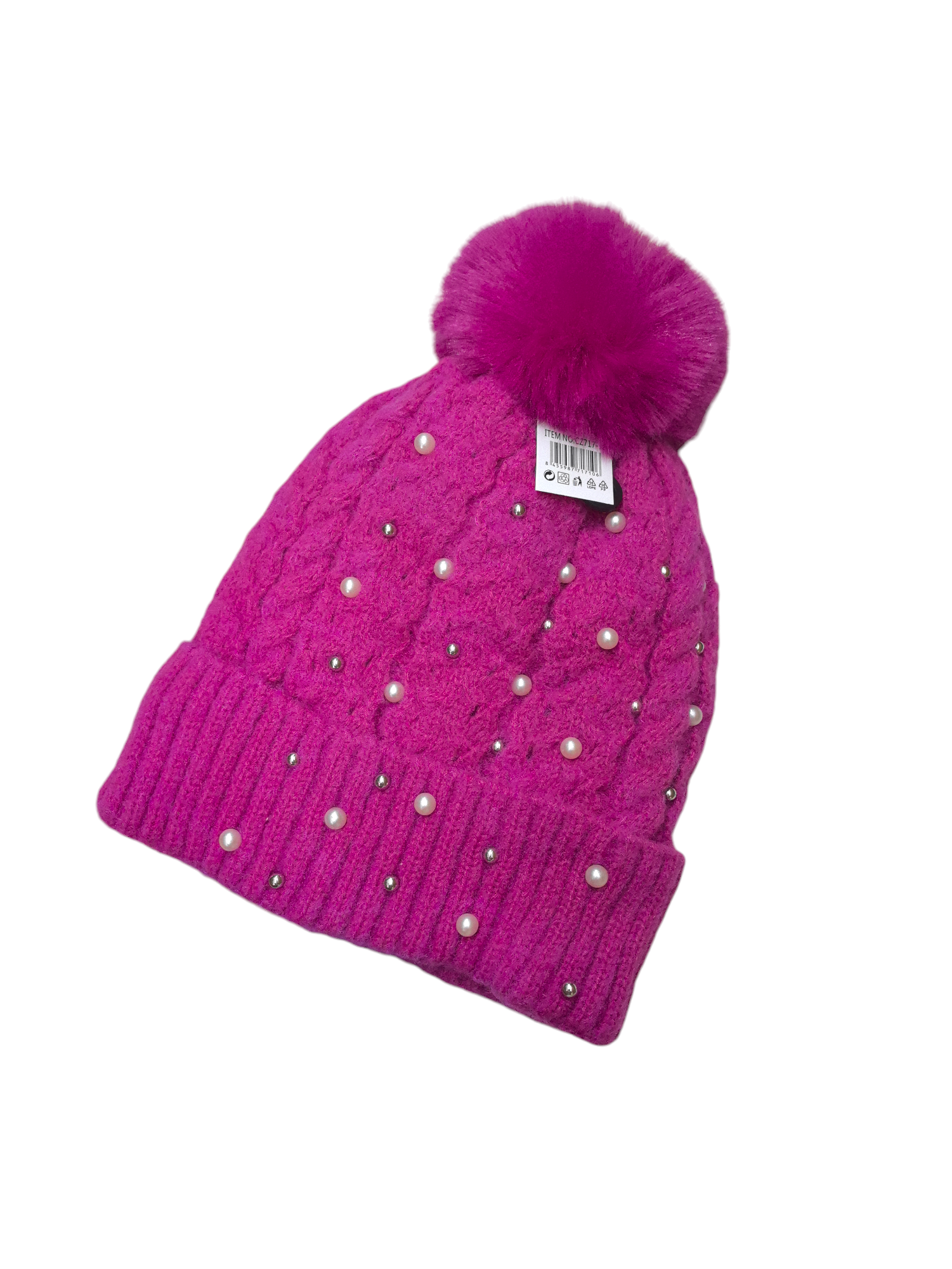 bonnet femme tricoté  perle(x12)#10