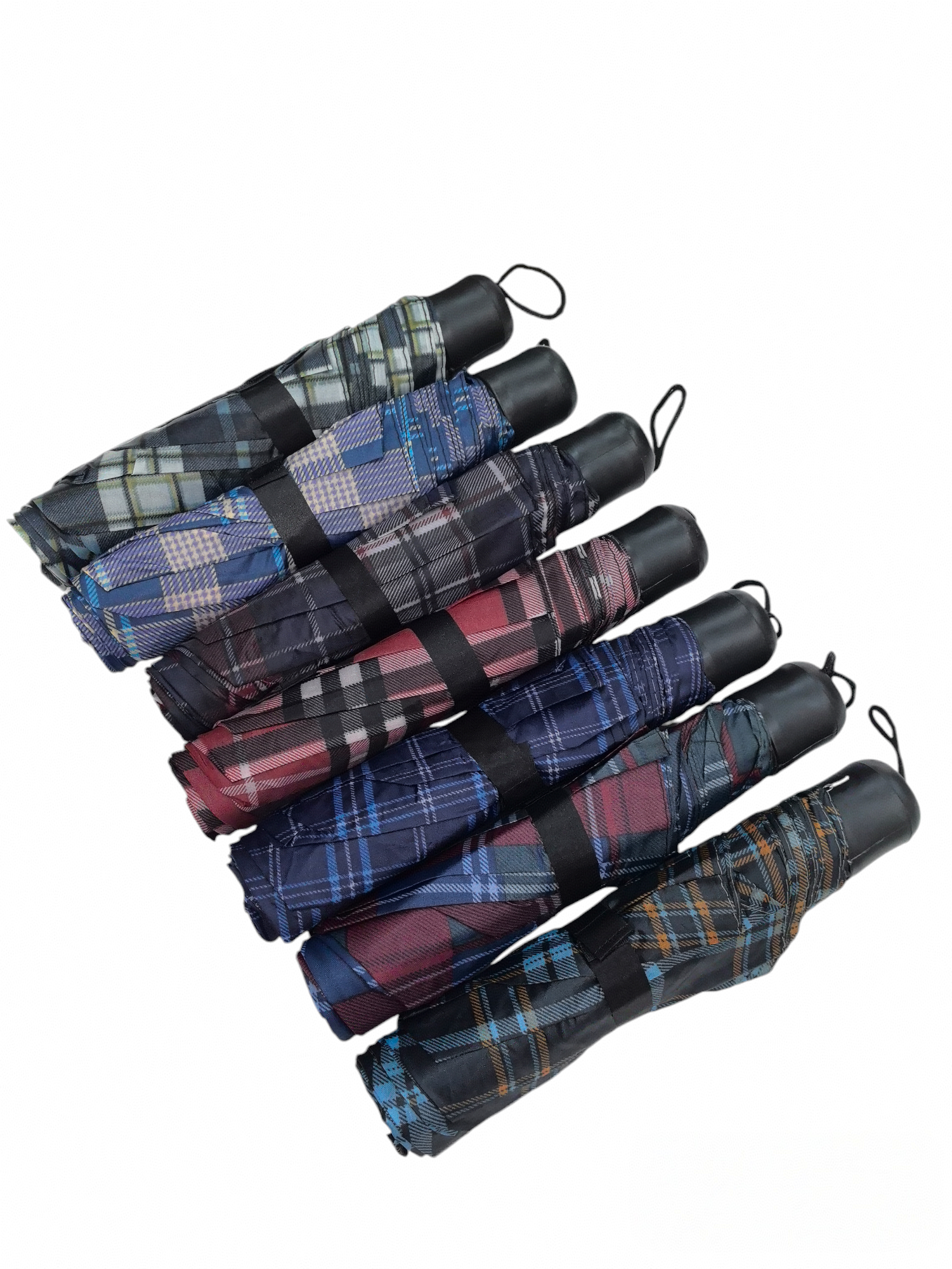 Parapluie motif carreaux tartan (x36)