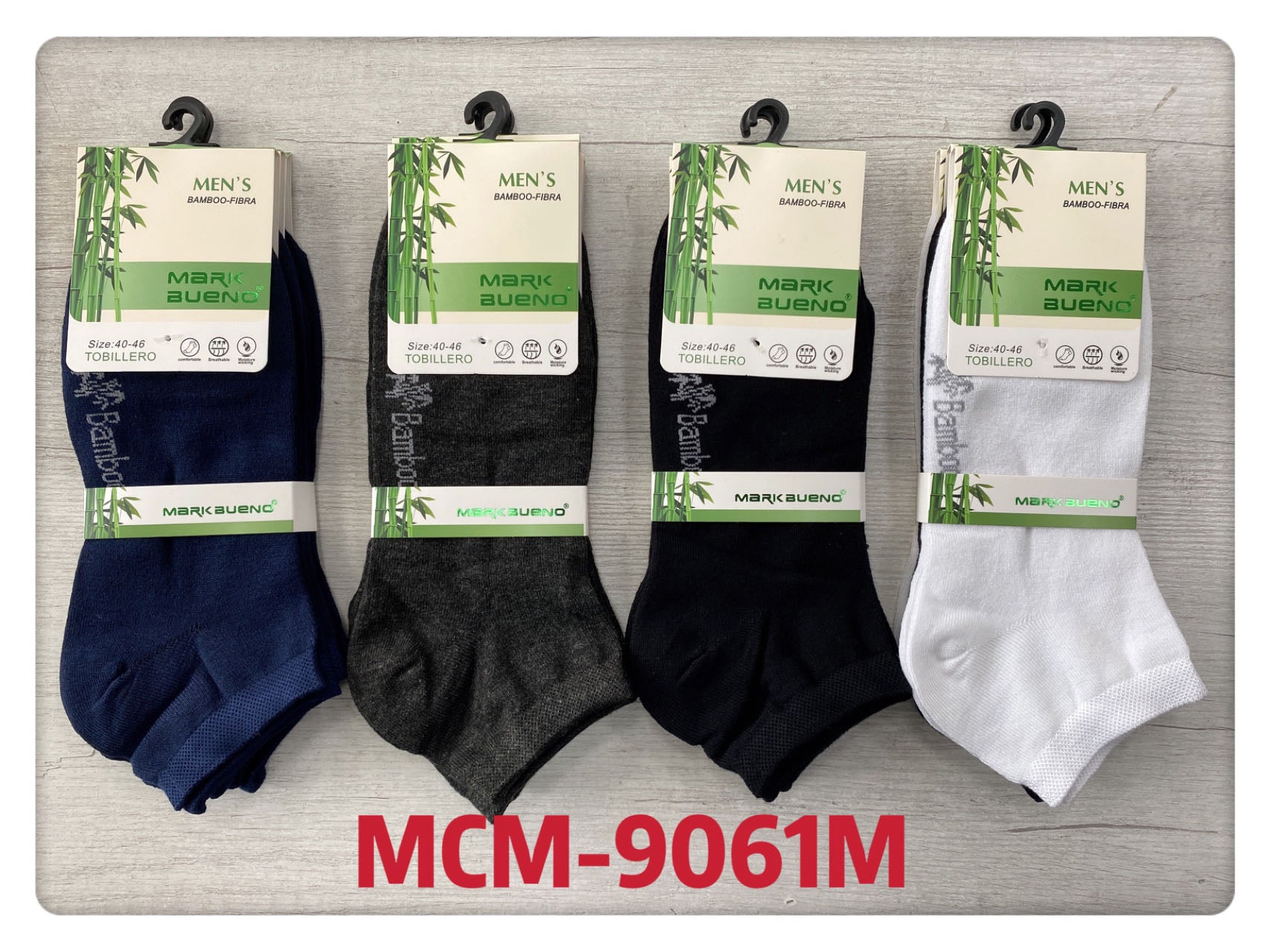 Homme Chaussettes Fibre de Bambou Qualité supérieure  (x24)