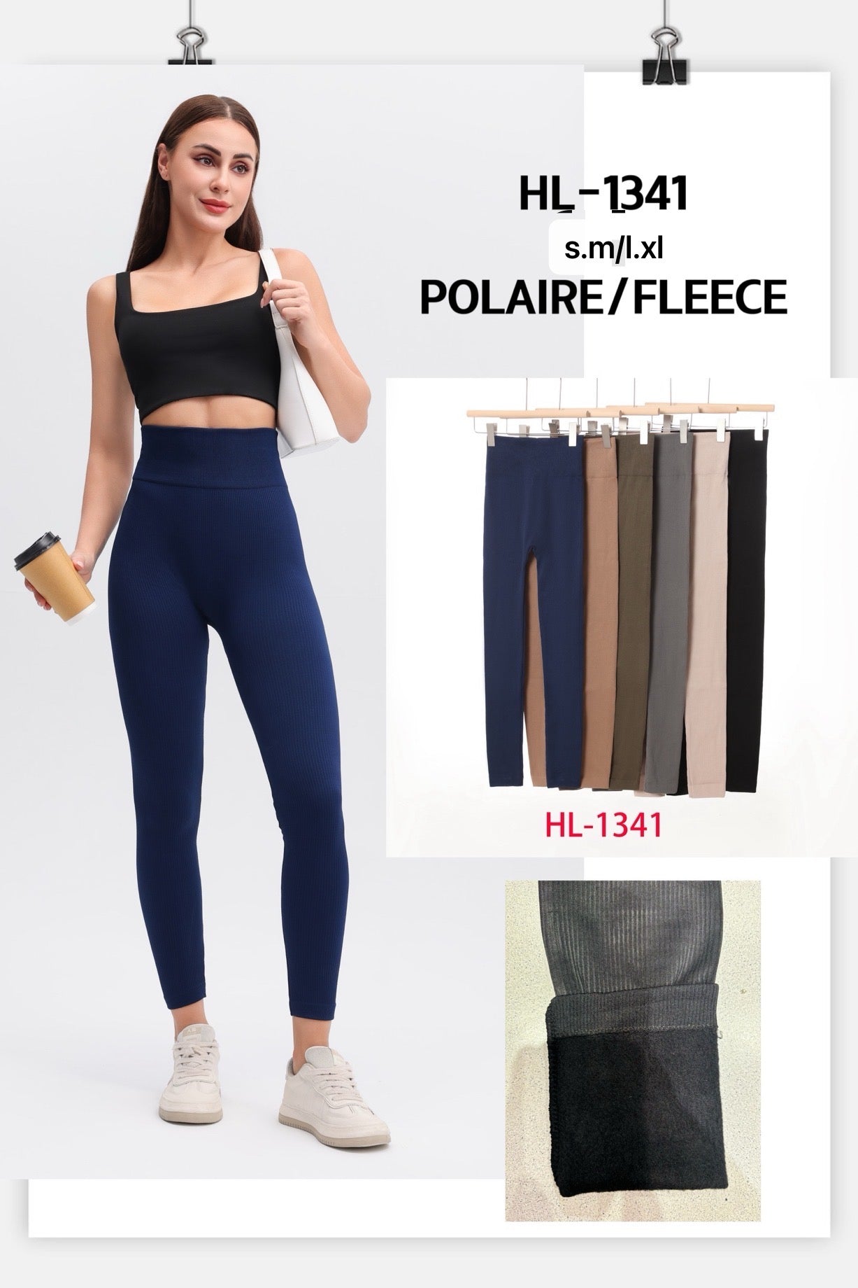 Legging  Polaire Intérieur (x12)