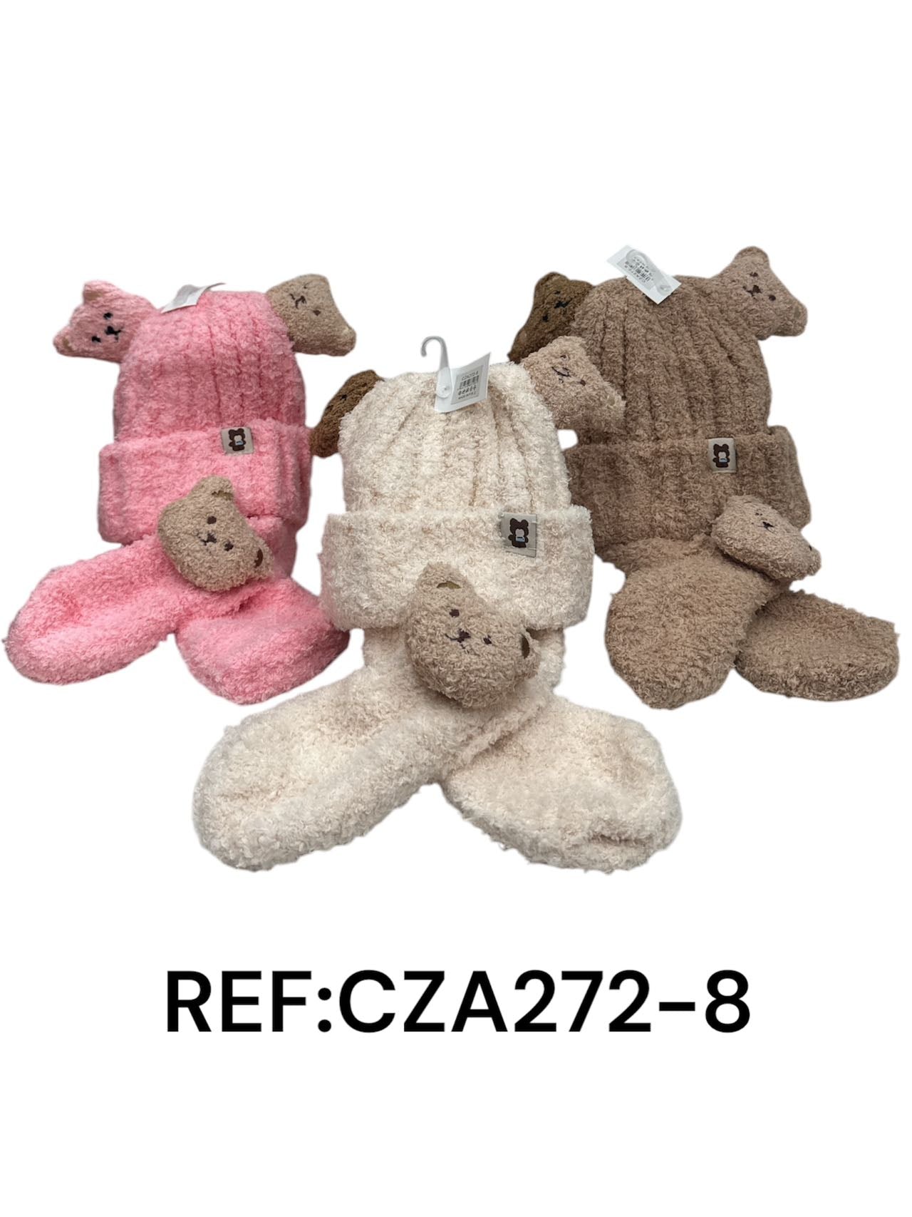 Ensemble Bonne/échape enfant moitf ours (x12）