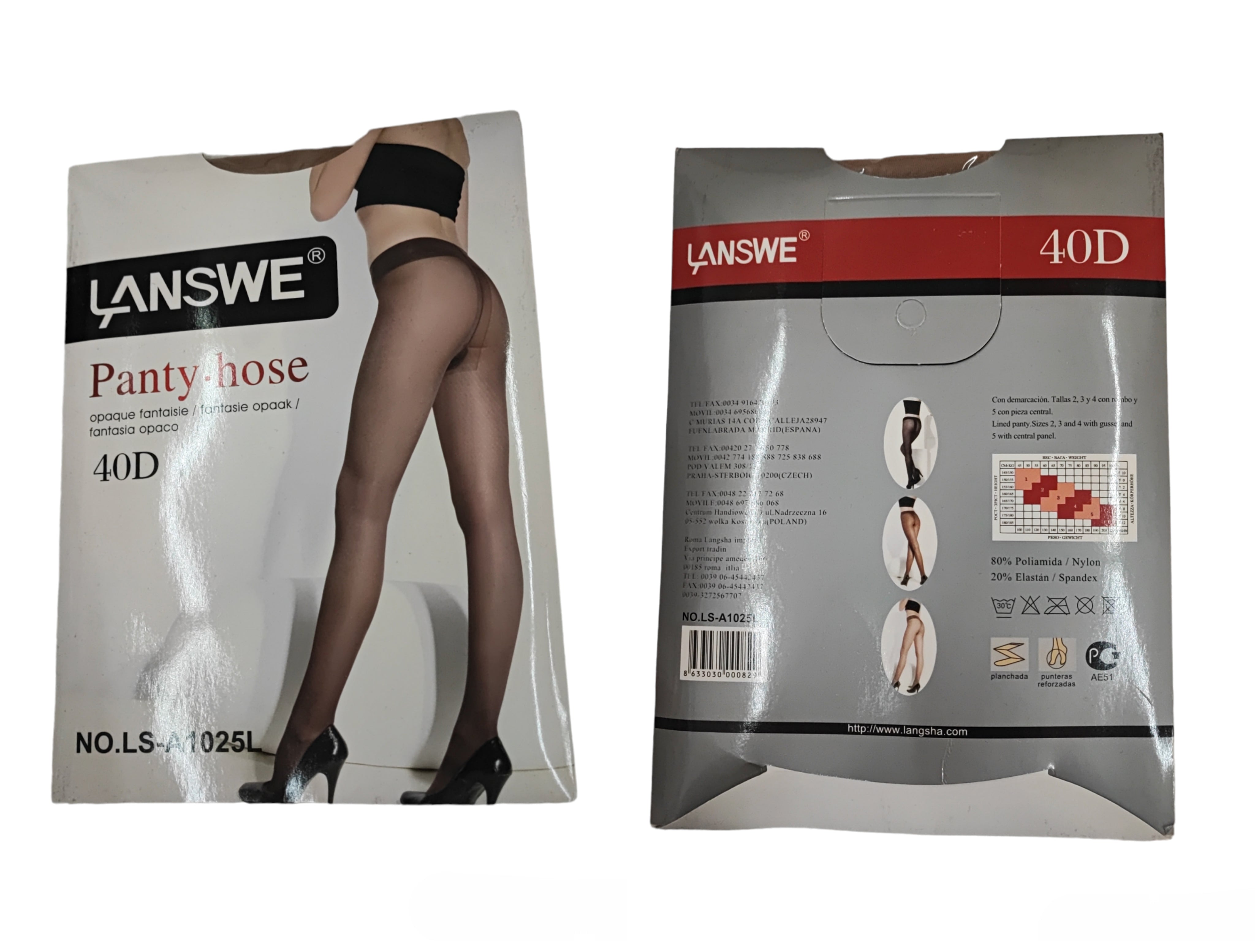 Collants 40D transparent (x12)