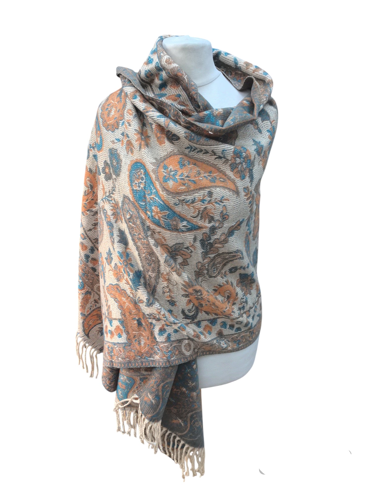Châle Écharpe   Motif Paisley(x8) #34-1
