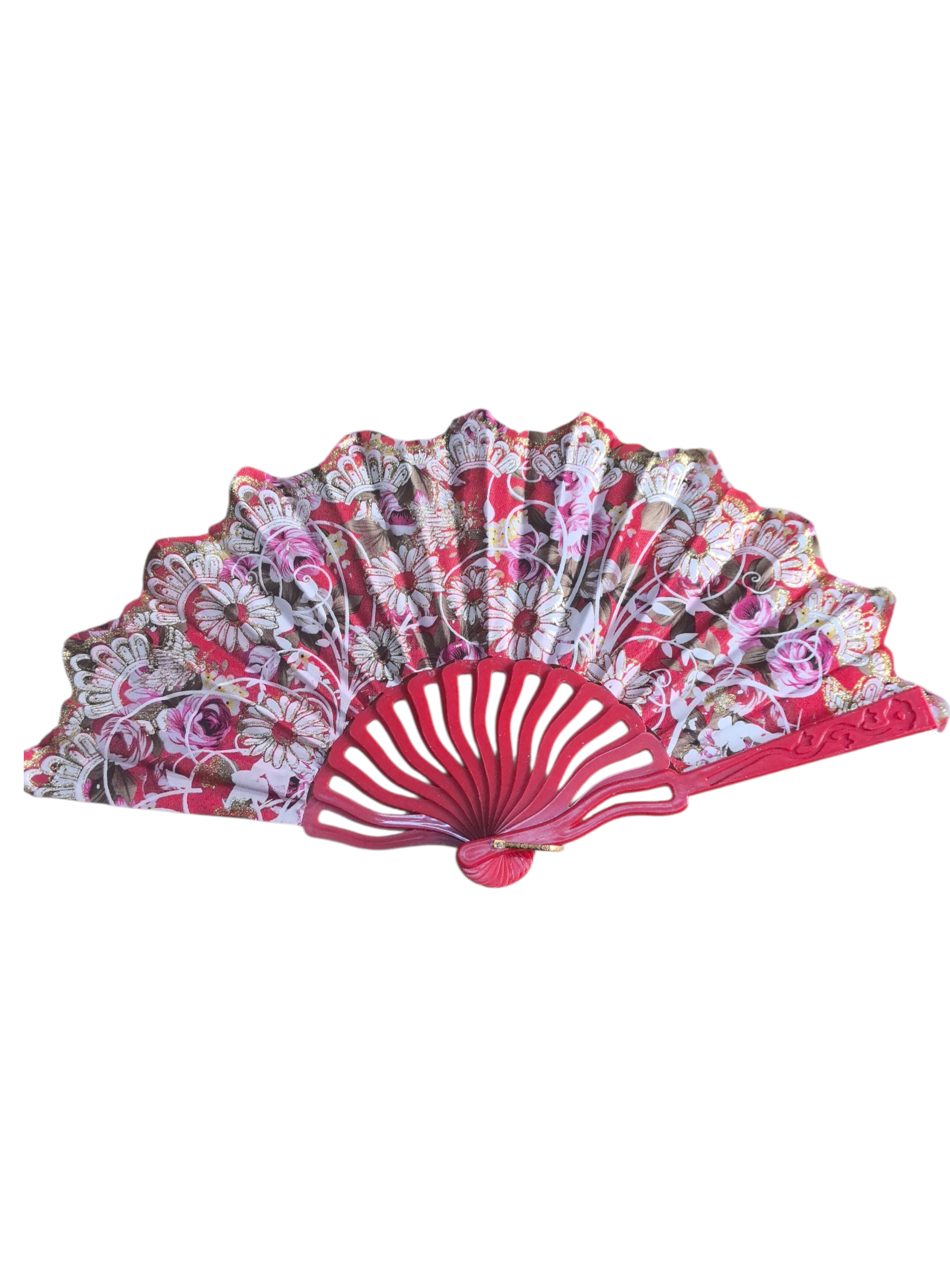 Éventails motif fleur Paillettes(x12)#41